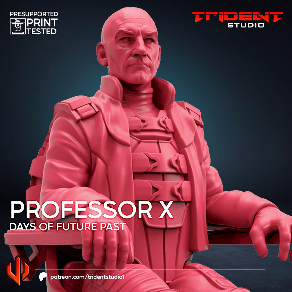 Professor X X-men Days Of Future Past (Fan art sculpted by Trident Studio) (Crisis Protocol Proxy/Alternative)