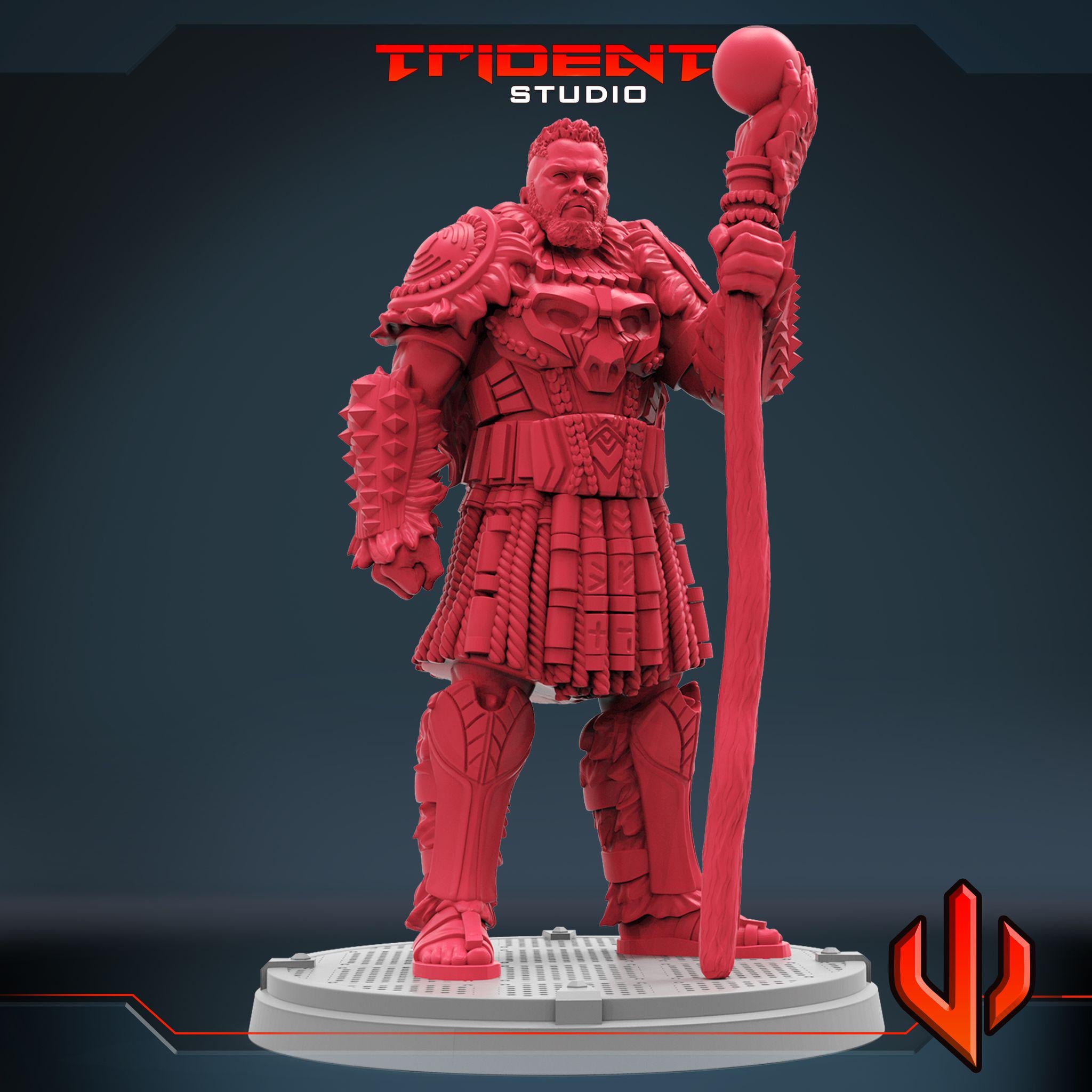 M’Baku B (Fan art sculpted by Trident Studio) (Crisis Protocol Proxy/Alternative)