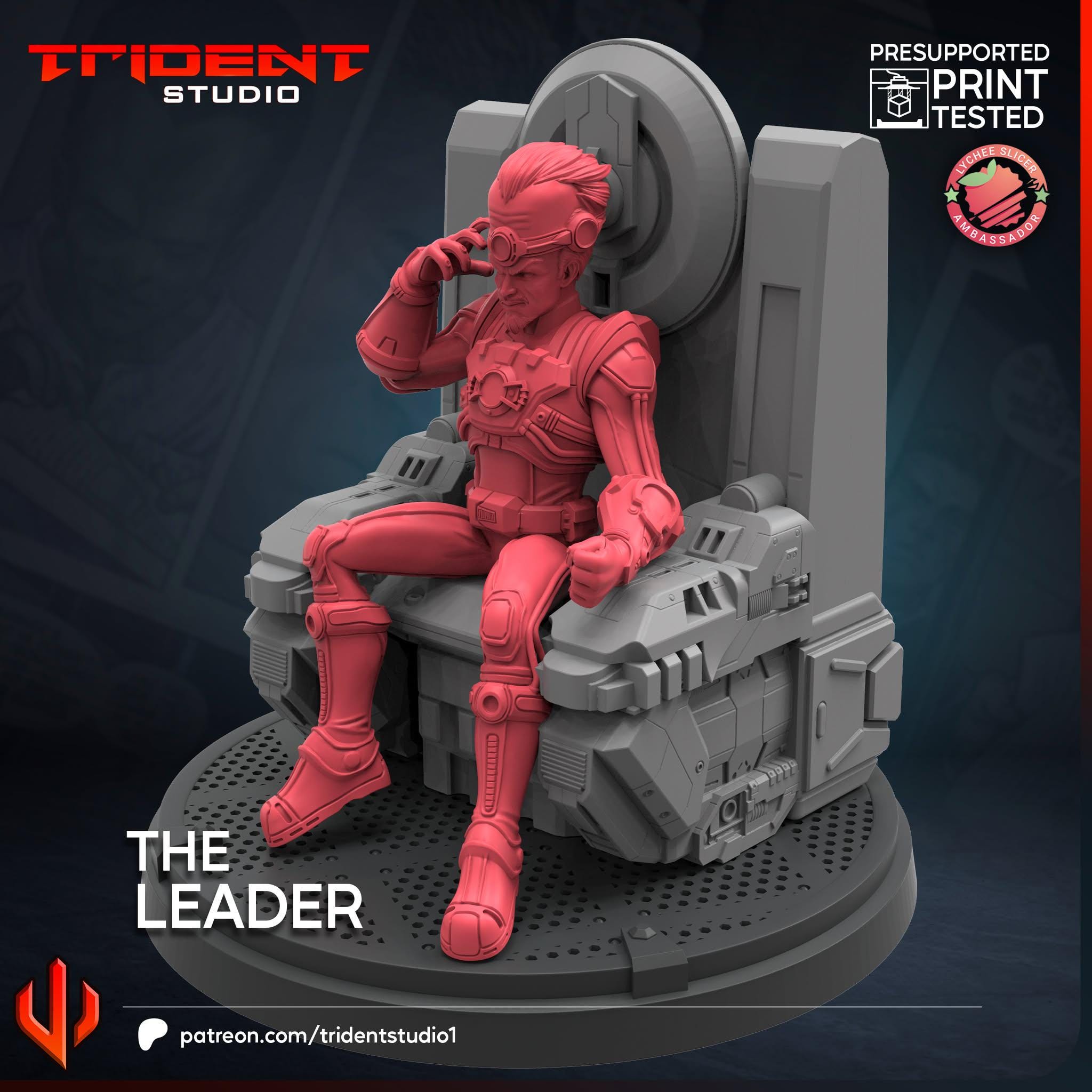 The Leader (Fan art sculpted by Trident Studio) (Crisis Protocol Proxy/Alternative)