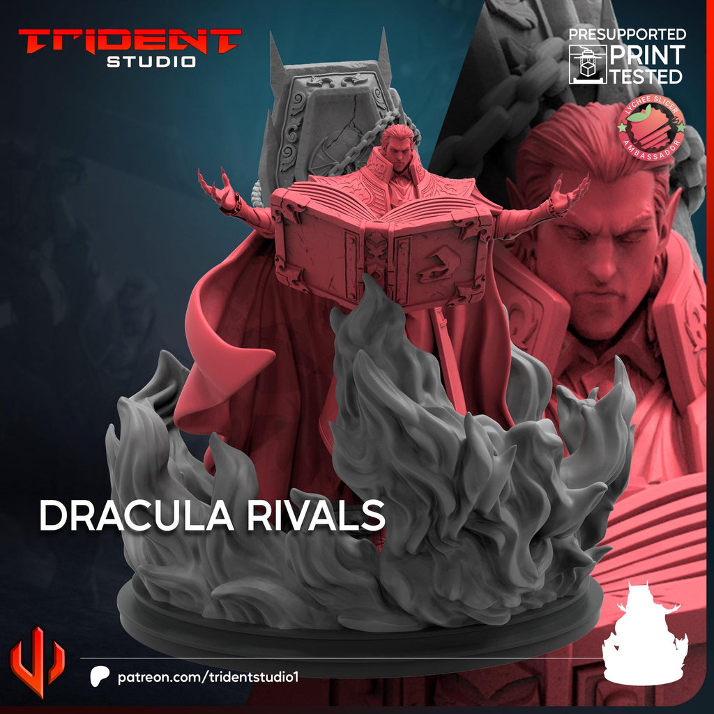 Dracula Rivals (Fan art sculpted by Trident Studio) (Crisis Protocol Proxy/Alternative)