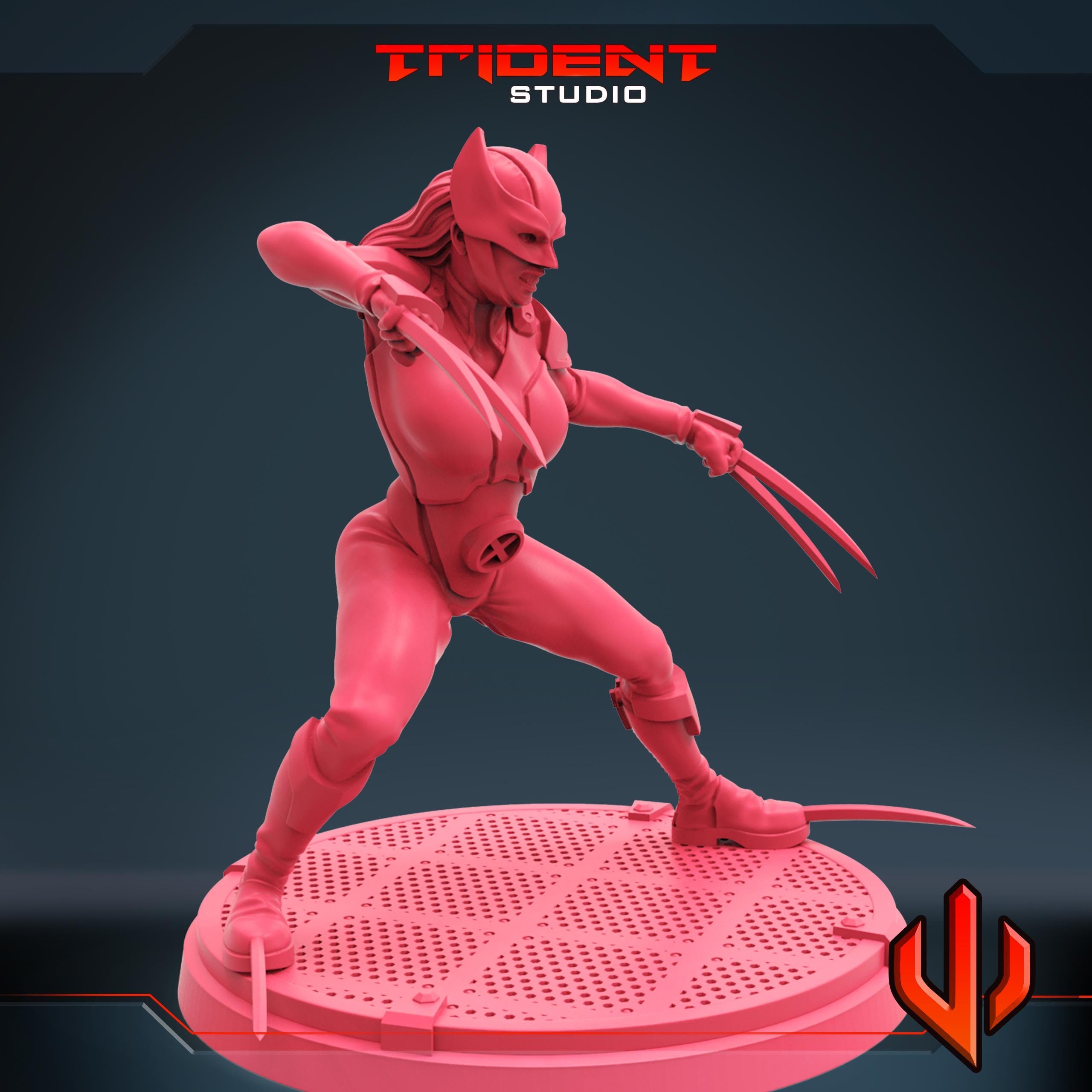 X-23 (Fan art sculpted by Trident Studio) (Crisis Protocol Proxy/Alternative)