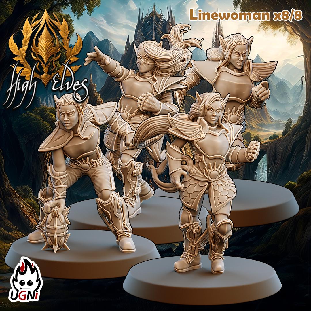 High Elves Team - Fantasy Football Team - UGNI Miniatures