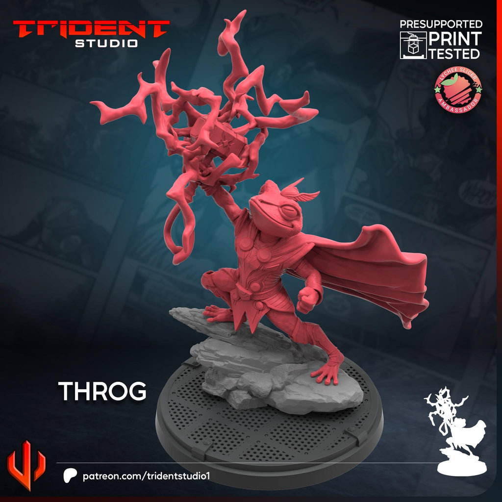 Throg (Fan art sculpted by Trident Studio) (Crisis Protocol Proxy/Alternative)