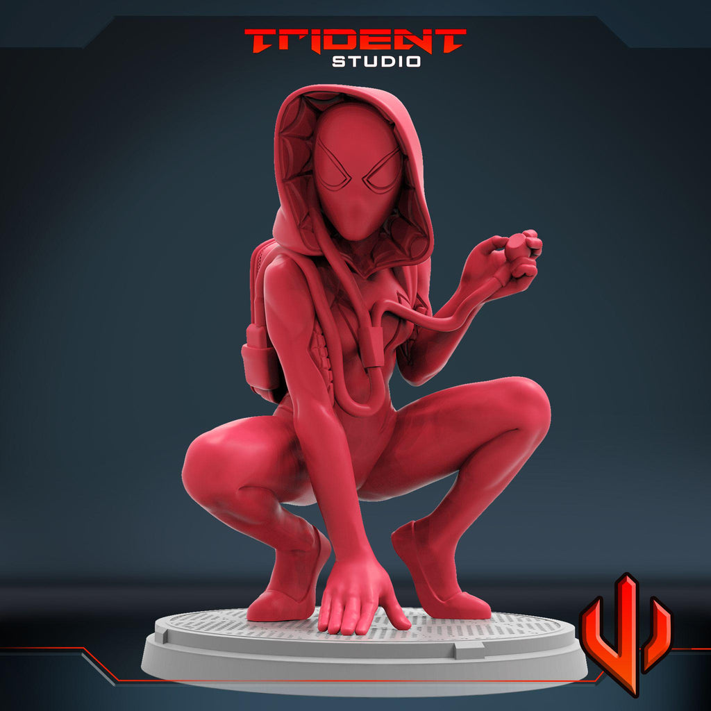 Ghost-Spider (Fan art sculpted by Trident Studio) (Crisis Protocol Proxy/Alternative)