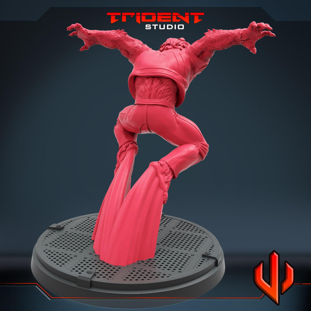 Beast X-men 2000 Movie (Fan art sculpted by Trident Studio) (Crisis Protocol Proxy/Alternative)