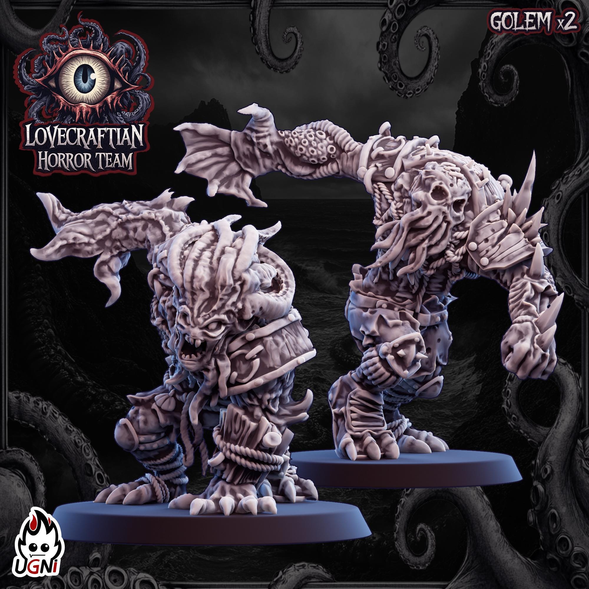 Lovecraftian Horror Team - Fantasy Football Team - UGNI Miniatures