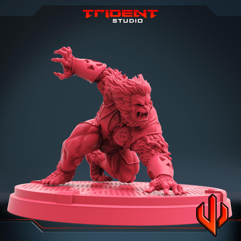 Beast (Fan art sculpted by Trident Studio) (Crisis Protocol Proxy/Alternative)
