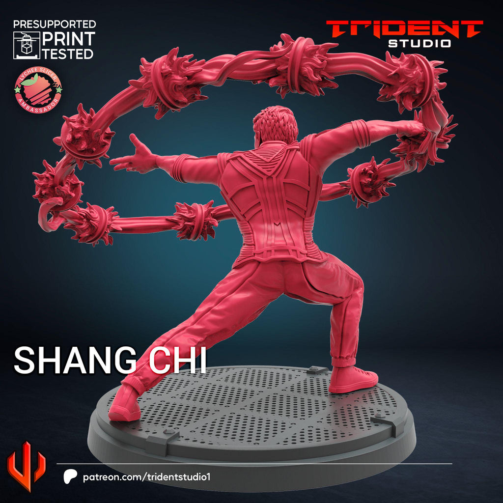 Shang-Chi (Fan art sculpted by Trident Studio) (Crisis Protocol Proxy/Alternative)