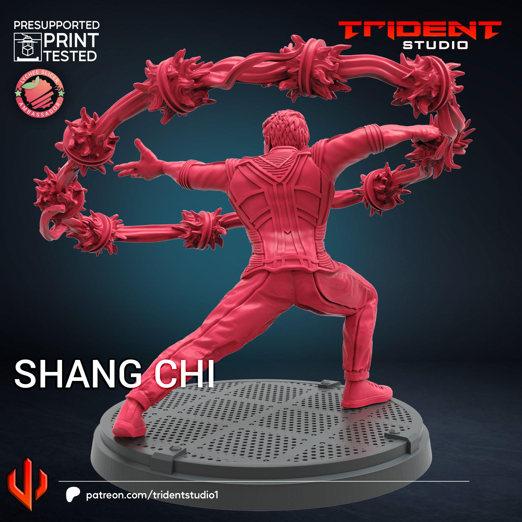 Shang-Chi (Fan art sculpted by Trident Studio) (Crisis Protocol Proxy/Alternative)