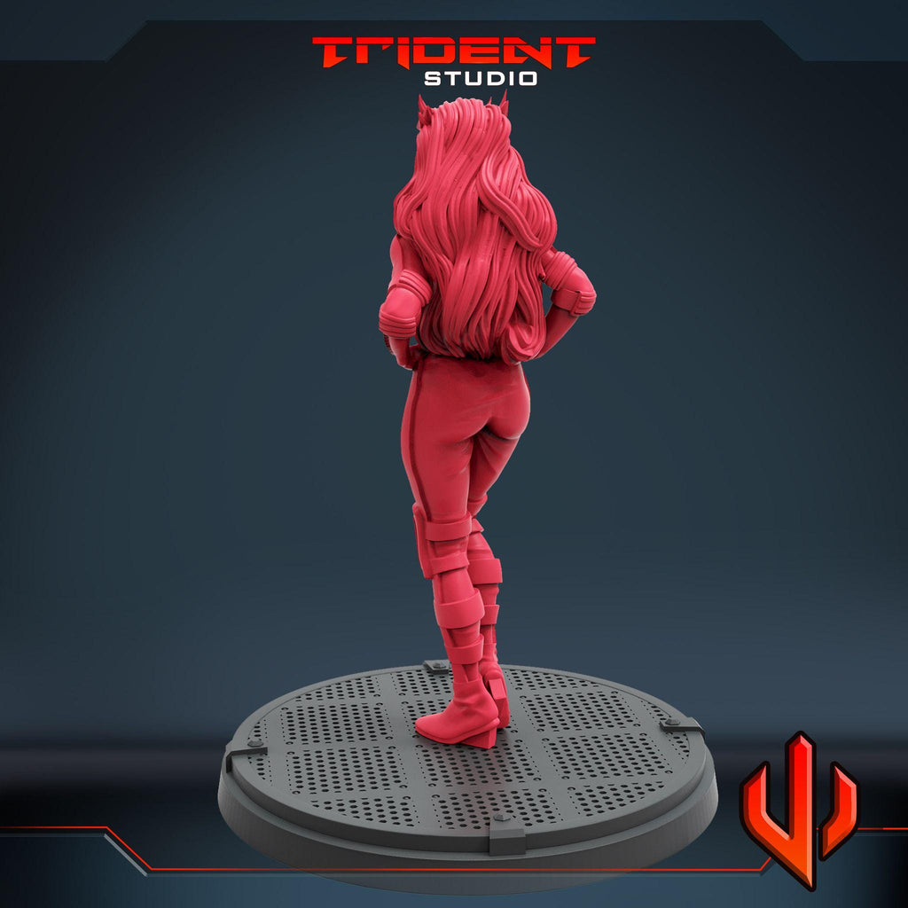 Black Racer (Fan art sculpted by Trident Studio) (Crisis Protocol Proxy/Alternative)