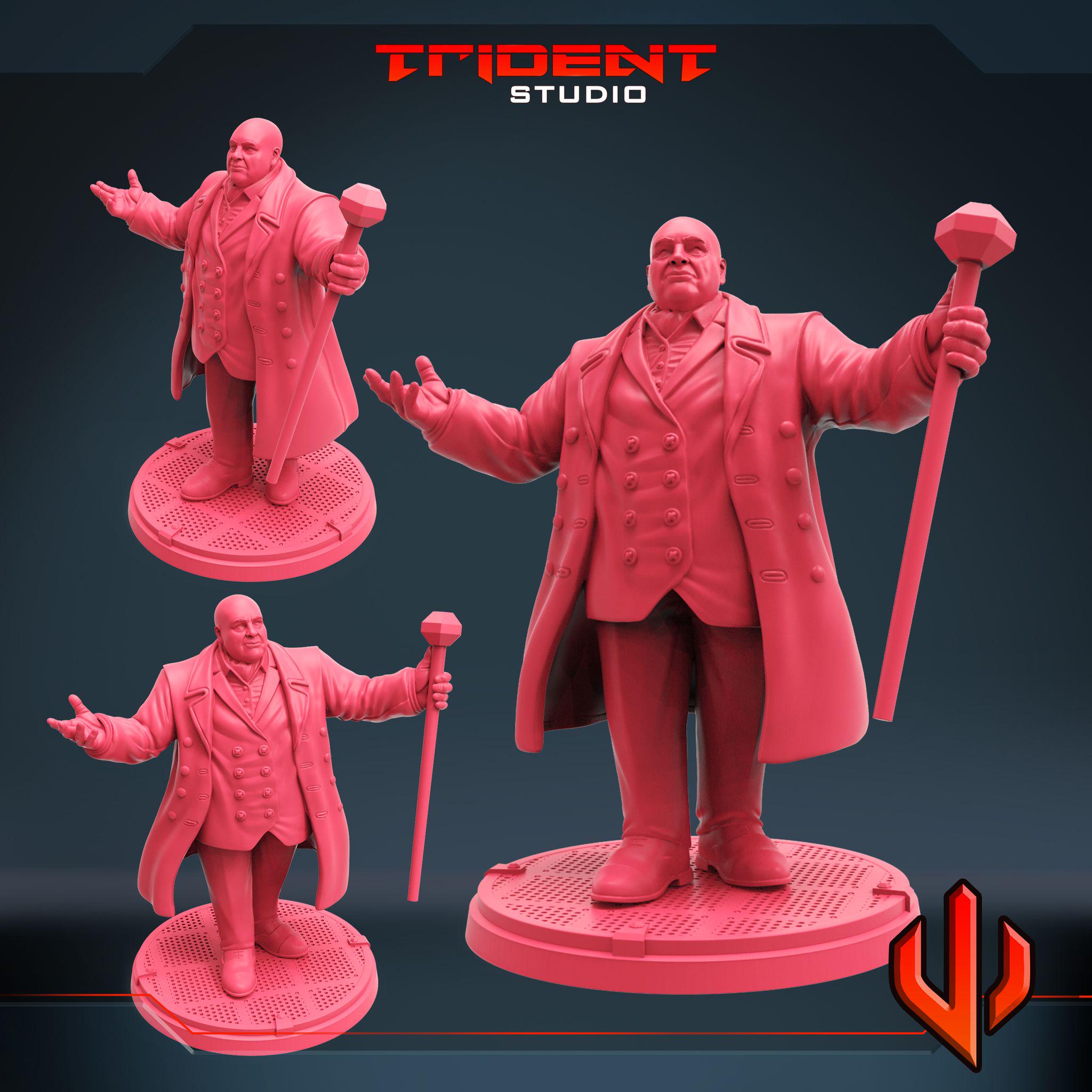 Kingpin A (Fan art sculpted by Trident Studio) (Crisis Protocol Proxy/Alternative)