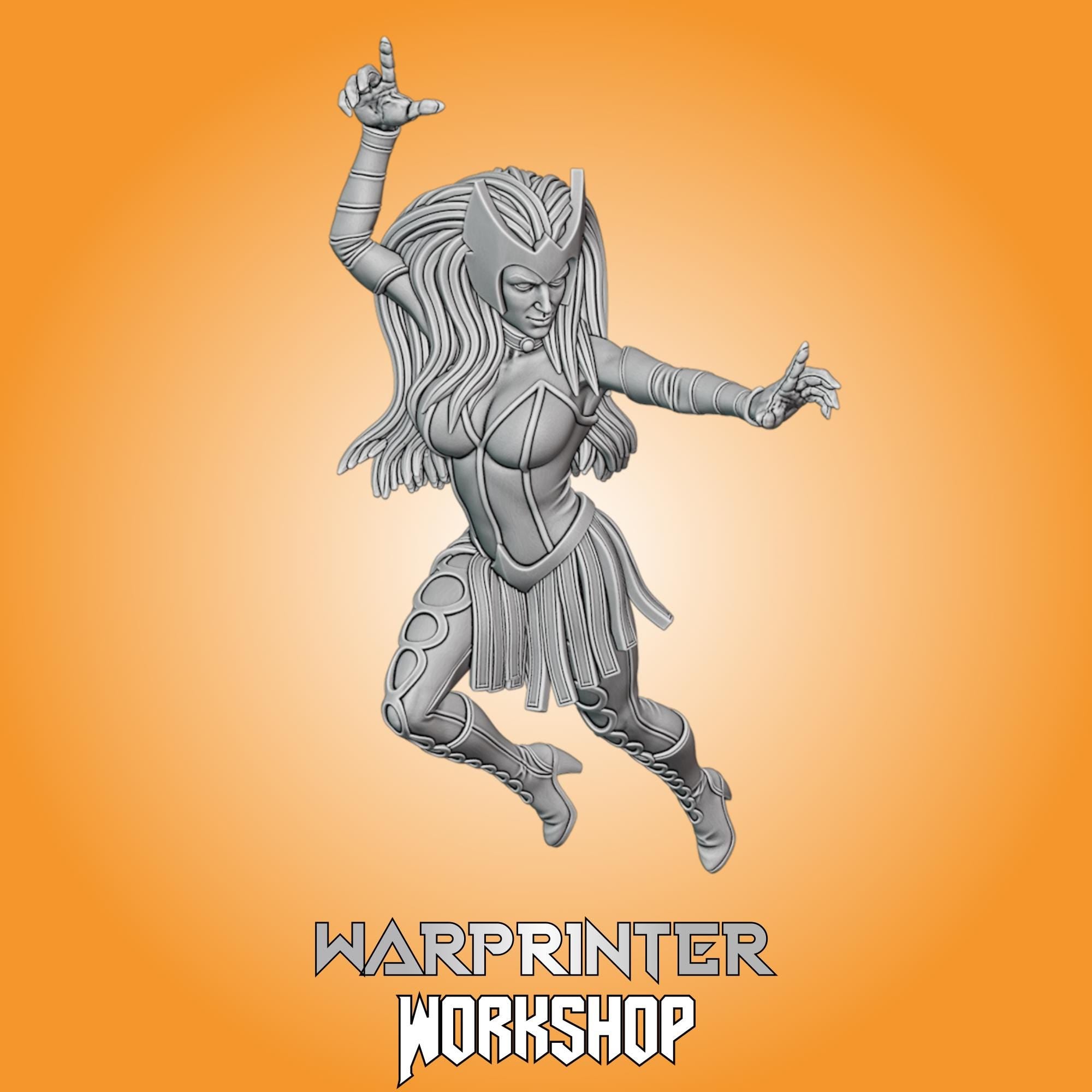 Enchantress (Fan art sculpted by Trident Studio) (Crisis Protocol Proxy/Alternative)