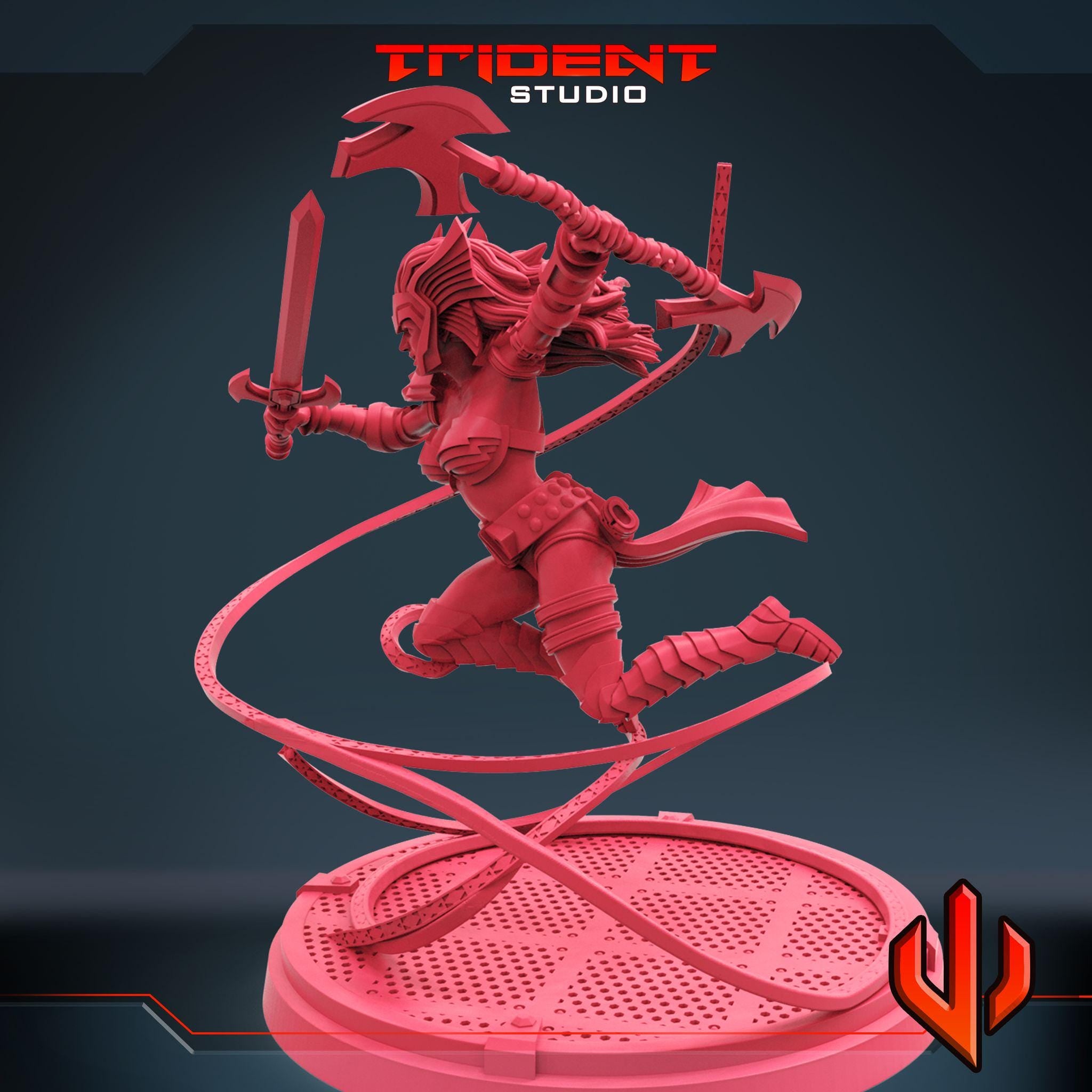 Angela Queen of Hel (Fan art sculpted by Trident Studio) (Crisis Protocol Proxy/Alternative)