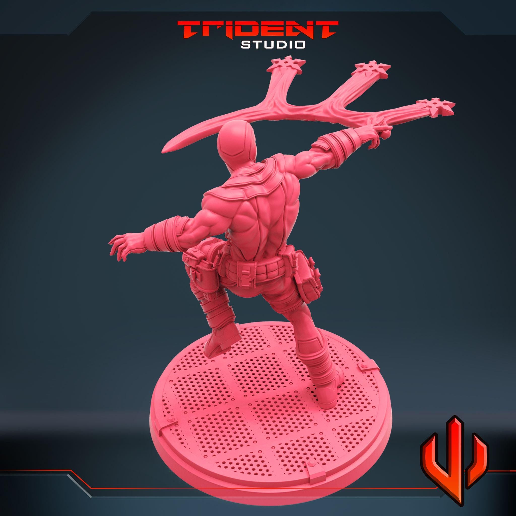 Bullseye (Fan art sculpted by Trident Studio) (Crisis Protocol Proxy/Alternative)