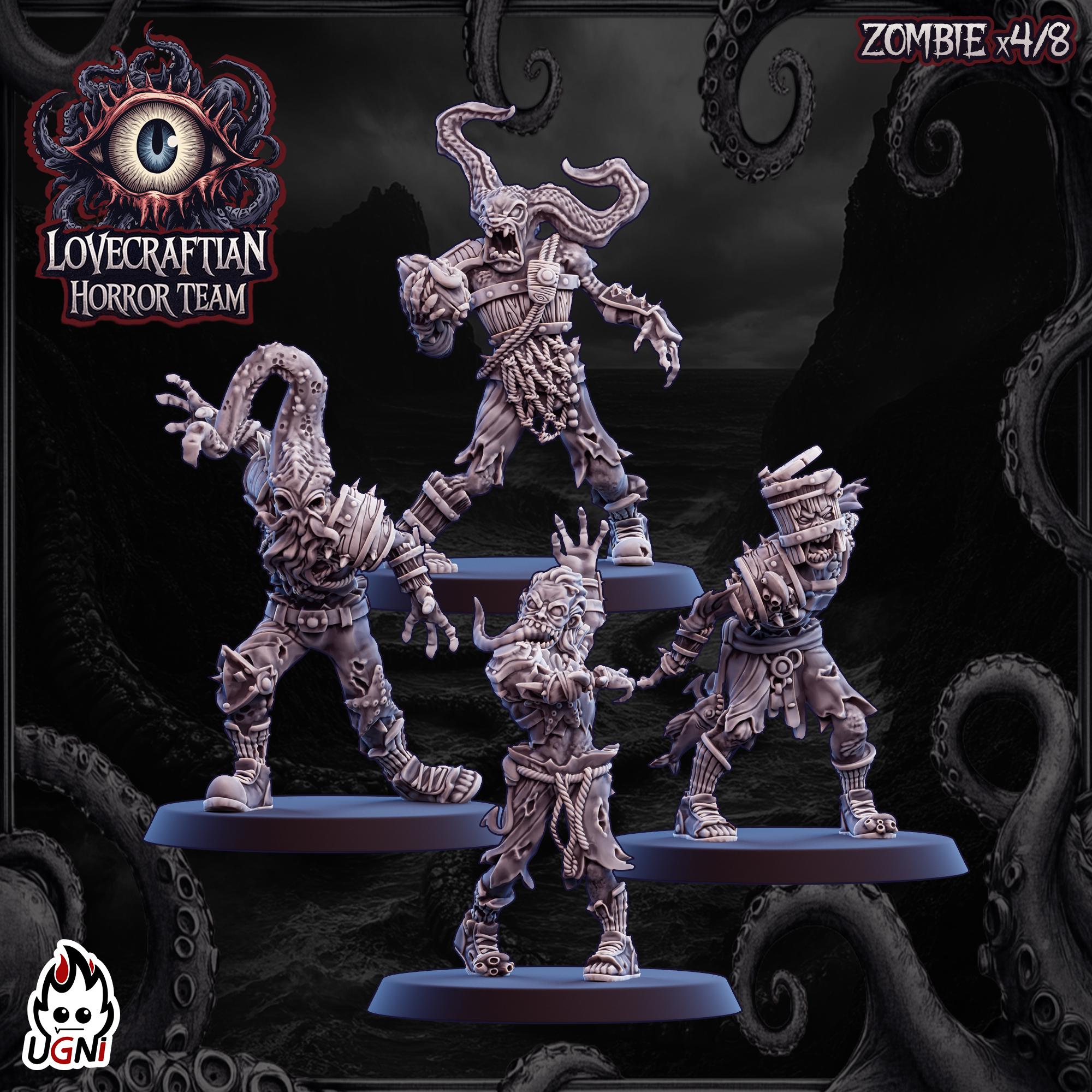 Lovecraftian Horror Team - Fantasy Football Team - UGNI Miniatures