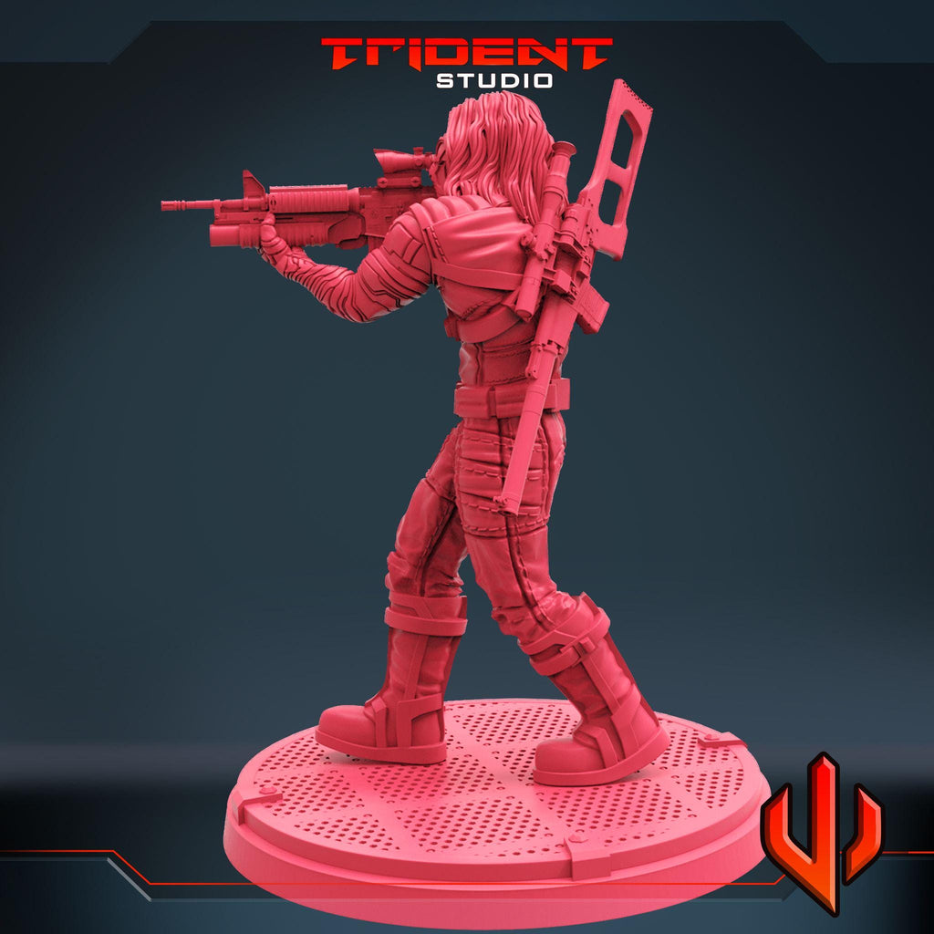 Winter Soldier (Fan art sculpted by Trident Studio) (Crisis Protocol Proxy/Alternative)