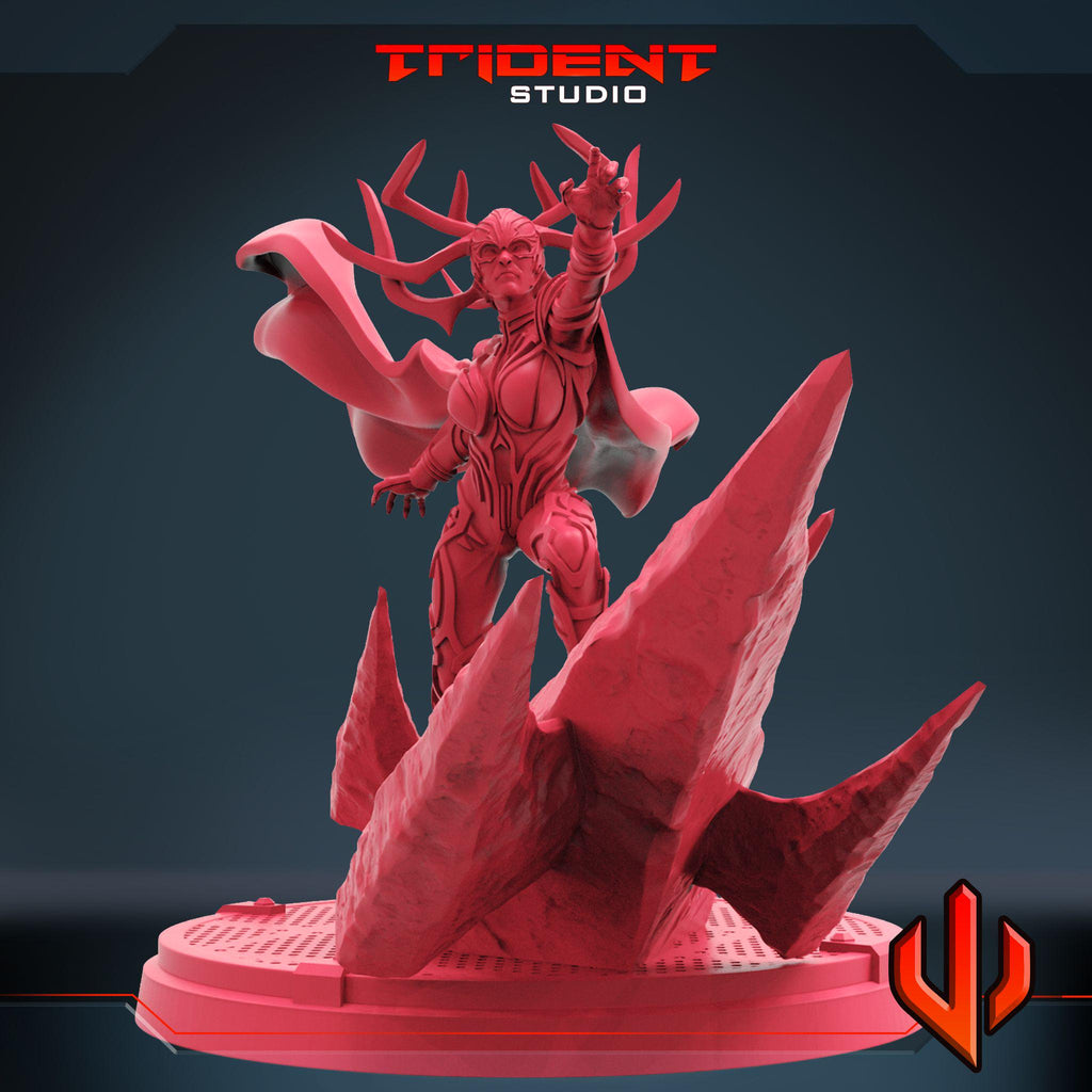 Hela, Queen of Hel (Fan art sculpted by Trident Studio) (Crisis Protocol Proxy/Alternative)