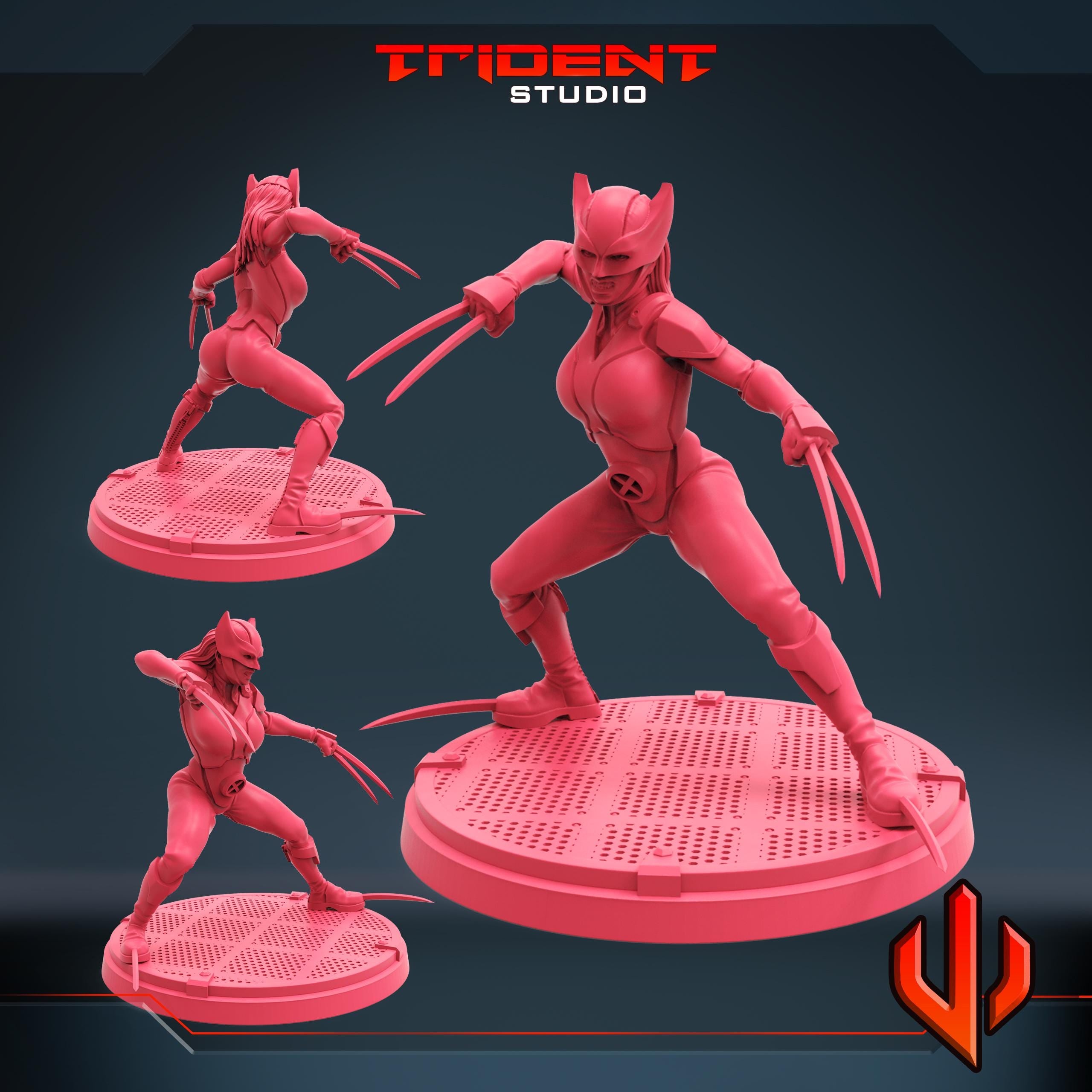 X-23 (Fan art sculpted by Trident Studio) (Crisis Protocol Proxy/Alternative)