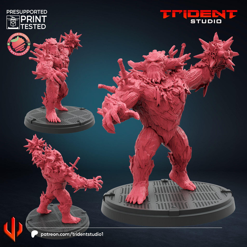 King Groot (Fan art sculpted by Trident Studio) (Crisis Protocol Proxy/Alternative)