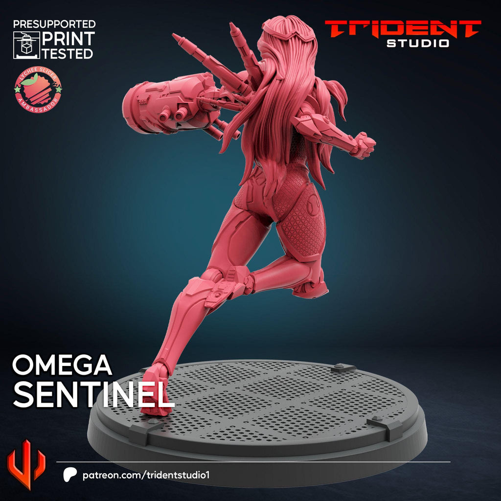 Omega Sentinel (Fan art sculpted by Trident Studio) (Crisis Protocol Proxy/Alternative)