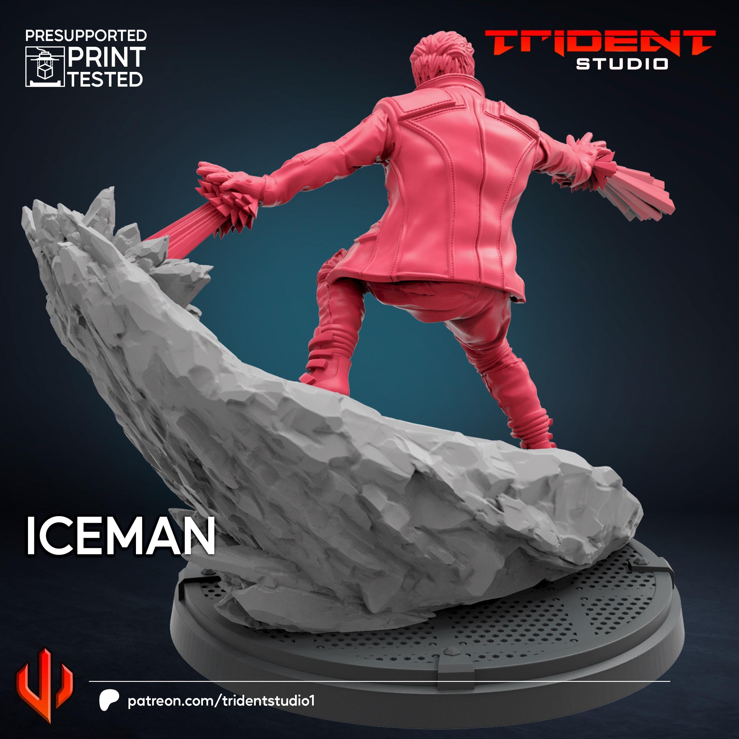 Ice Man X-Men Days Of Future Past (Fan art sculpted by Trident Studio) (Crisis Protocol Proxy/Alternative)