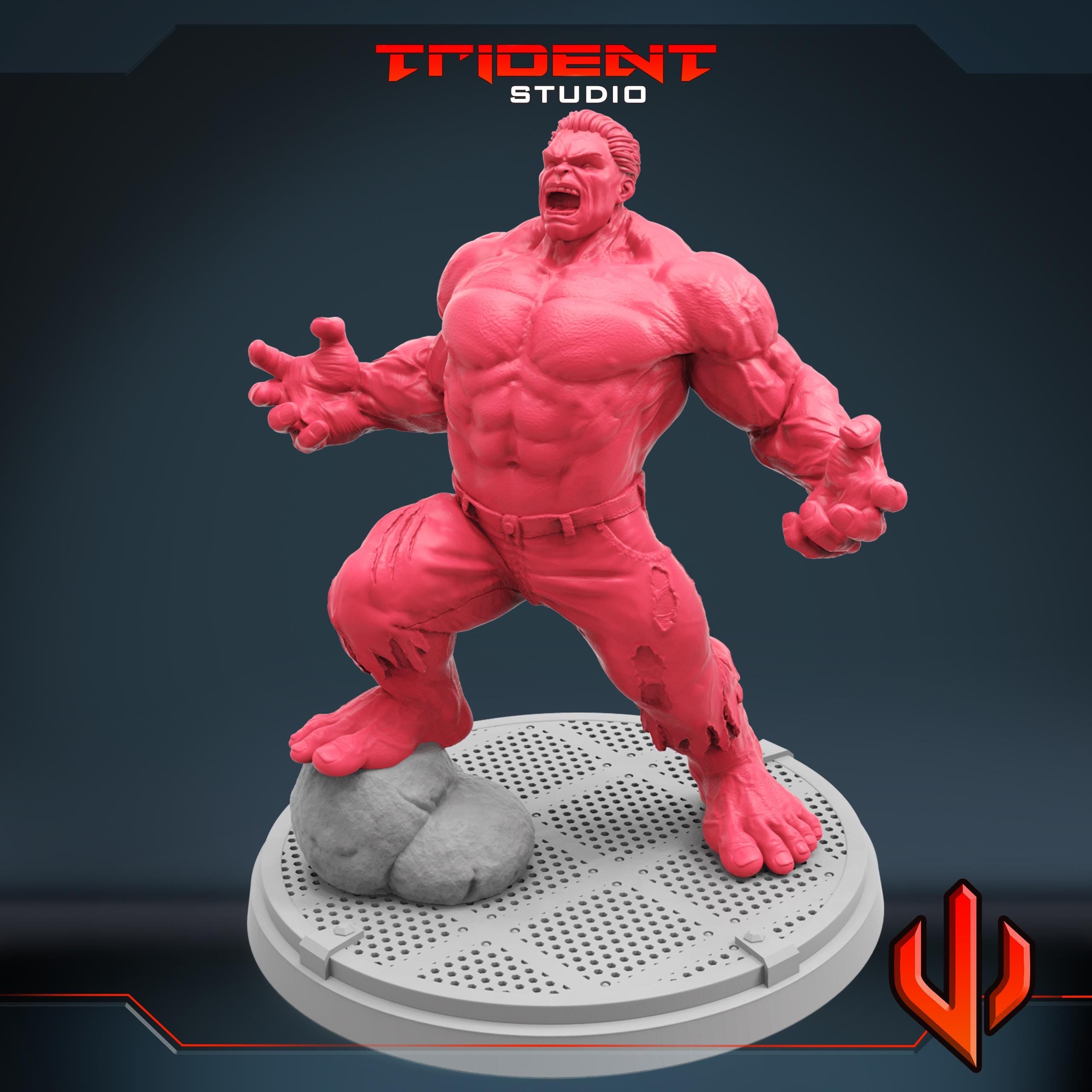 Hulk (Fan art sculpted by Trident Studio) (Crisis Protocol Proxy/Alternative)