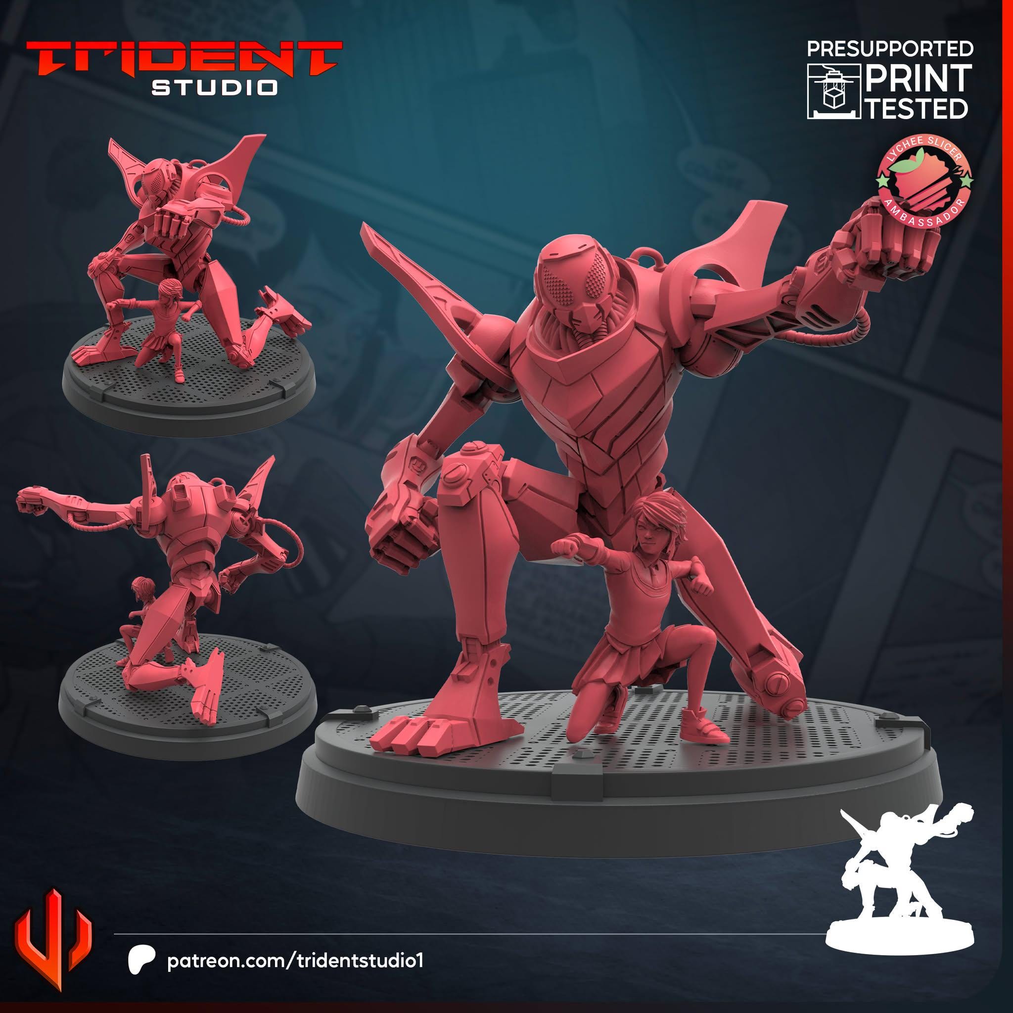 Peni Parker (Fan art sculpted by Trident Studio) (Crisis Protocol Proxy/Alternative)