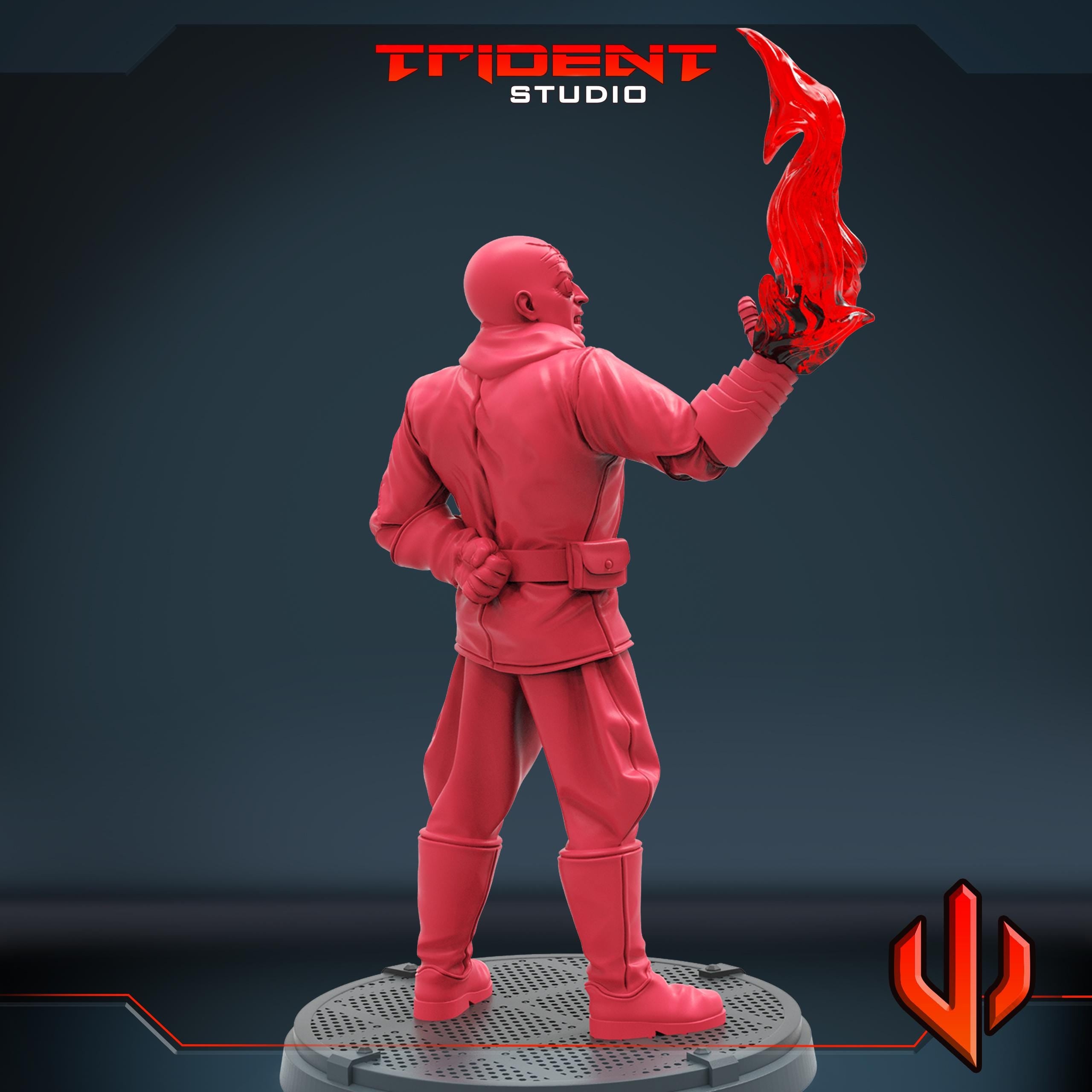 Baron Strucker B (Fan art sculpted by Trident Studio) (Crisis Protocol Proxy/Alternative)