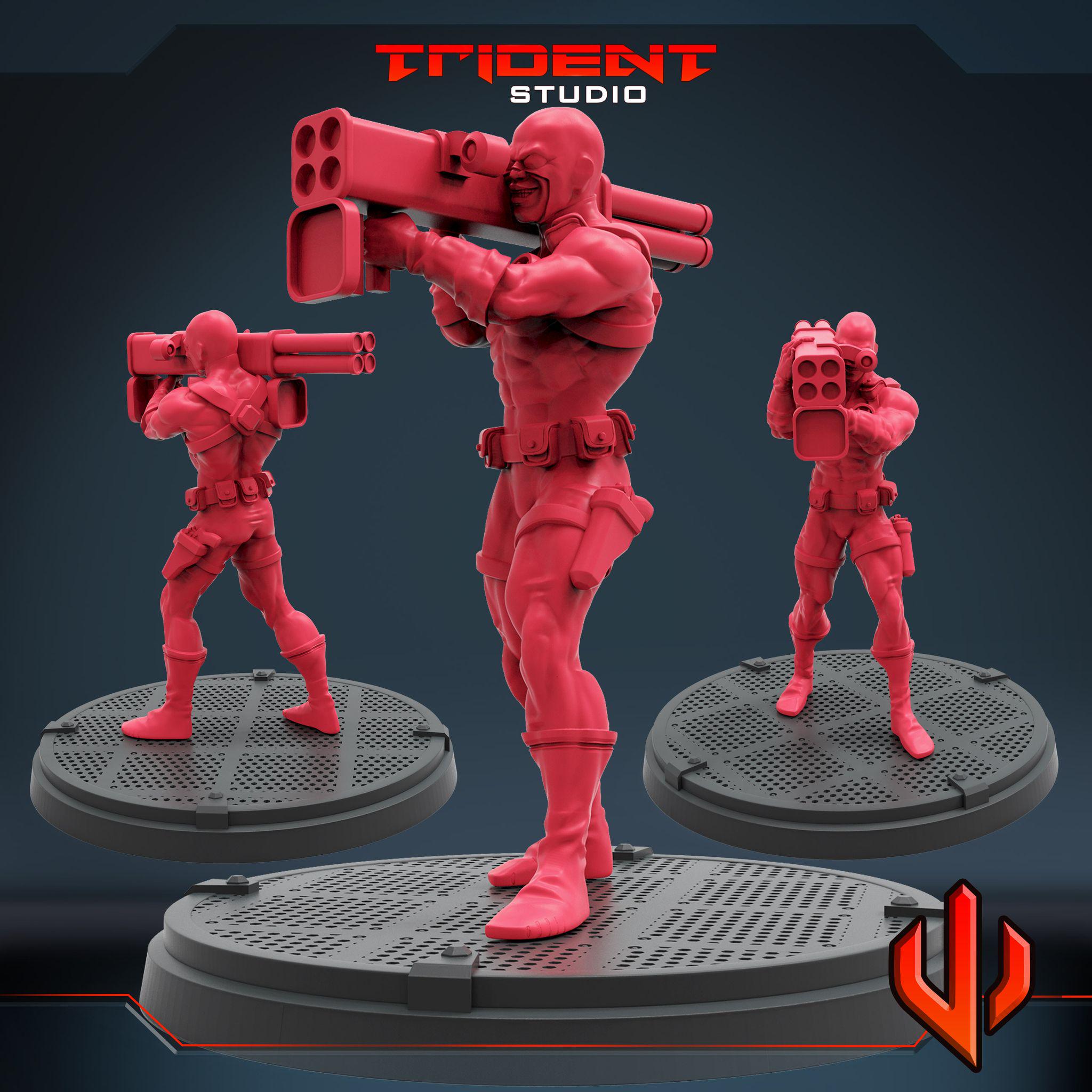 Bob Agent (Fan art sculpted by Trident Studio) (Crisis Protocol Proxy/Alternative)