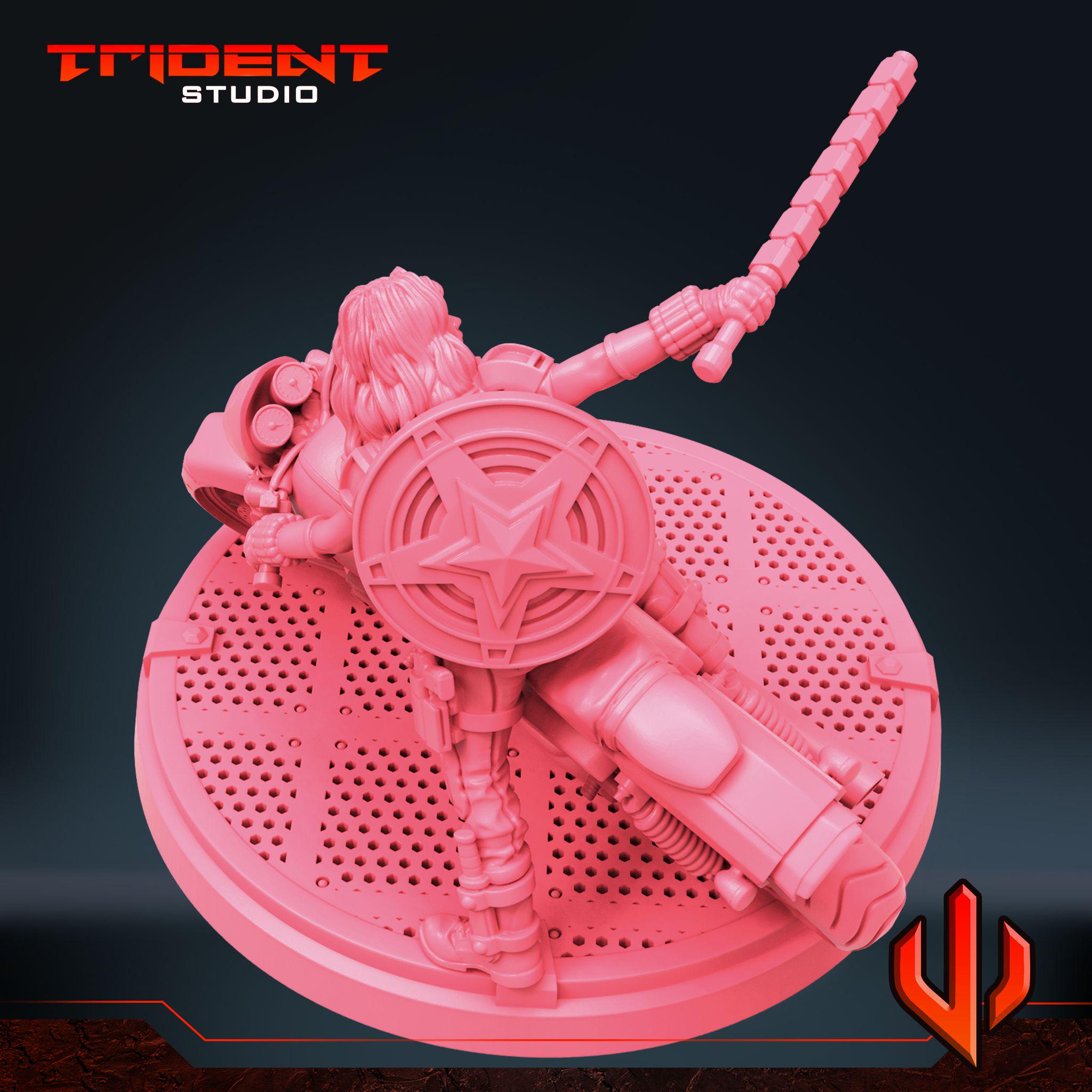 Black Widow Multiverse A (Fan art sculpted by Trident Studio) (Crisis Protocol Proxy/Alternative)