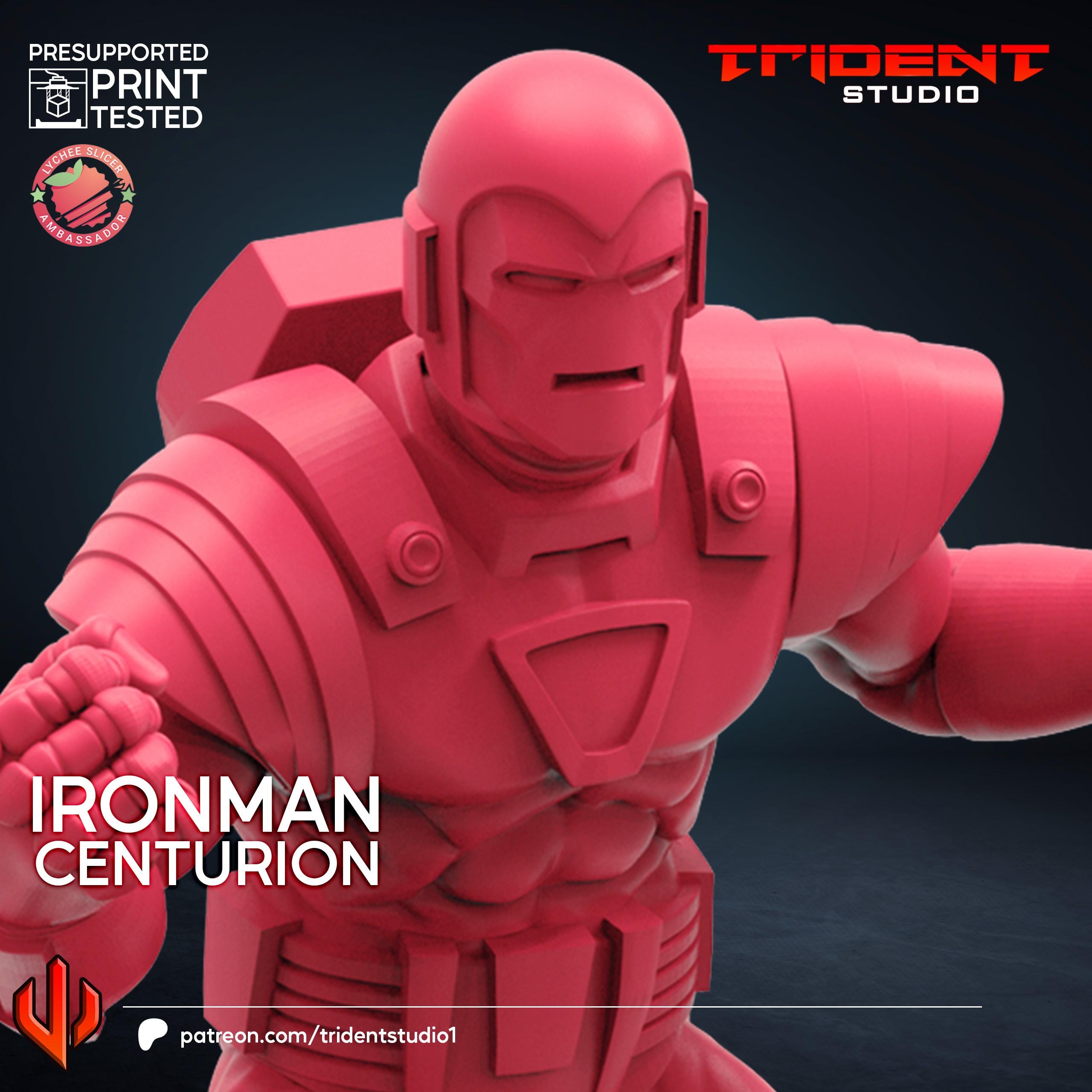 Iron Man Silver Centurion (Fan art sculpted by Trident Studio) (Crisis Protocol Proxy/Alternative)