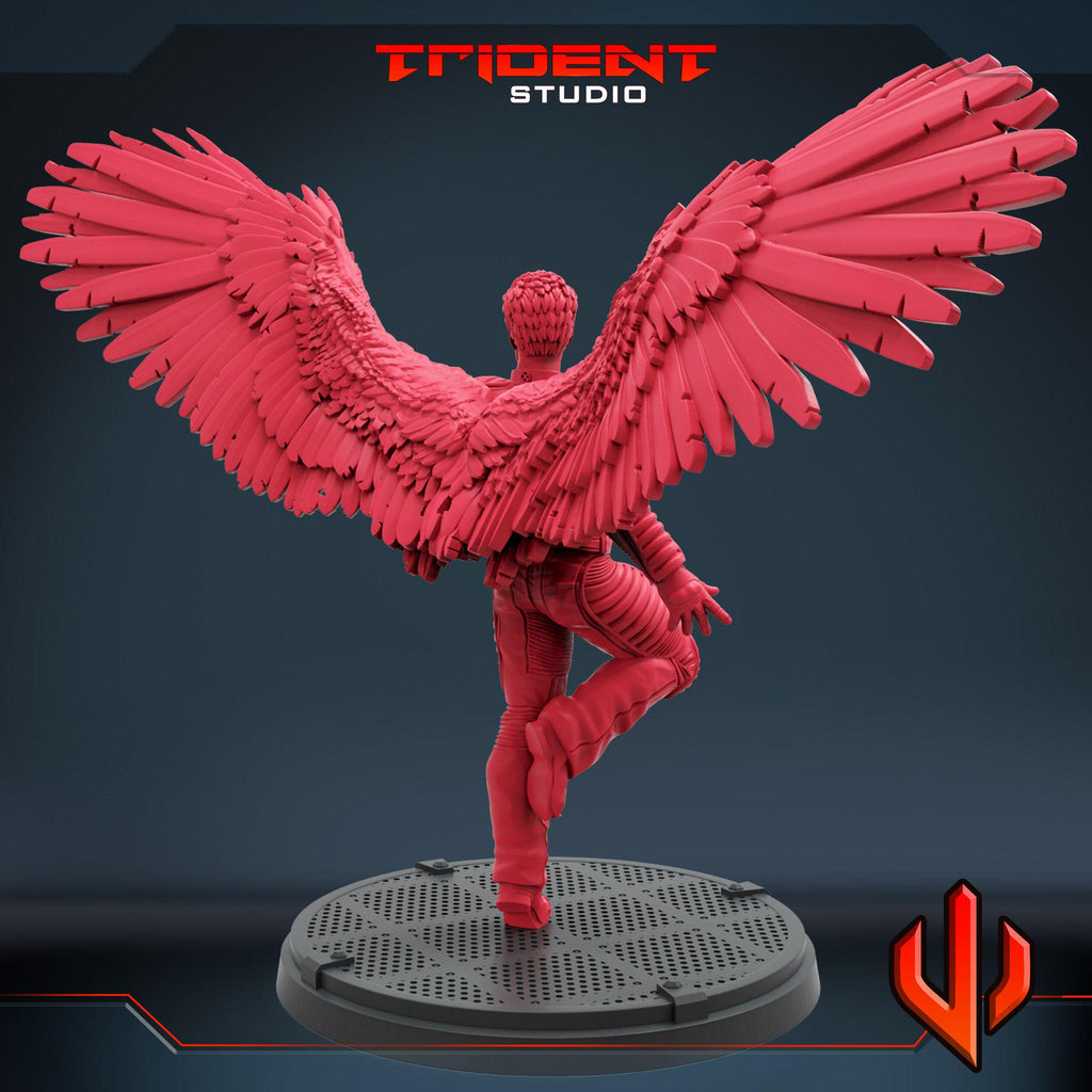 Angel x-men 2000 movie (Fan art sculpted by Trident Studio) (Crisis Protocol Proxy/Alternative)