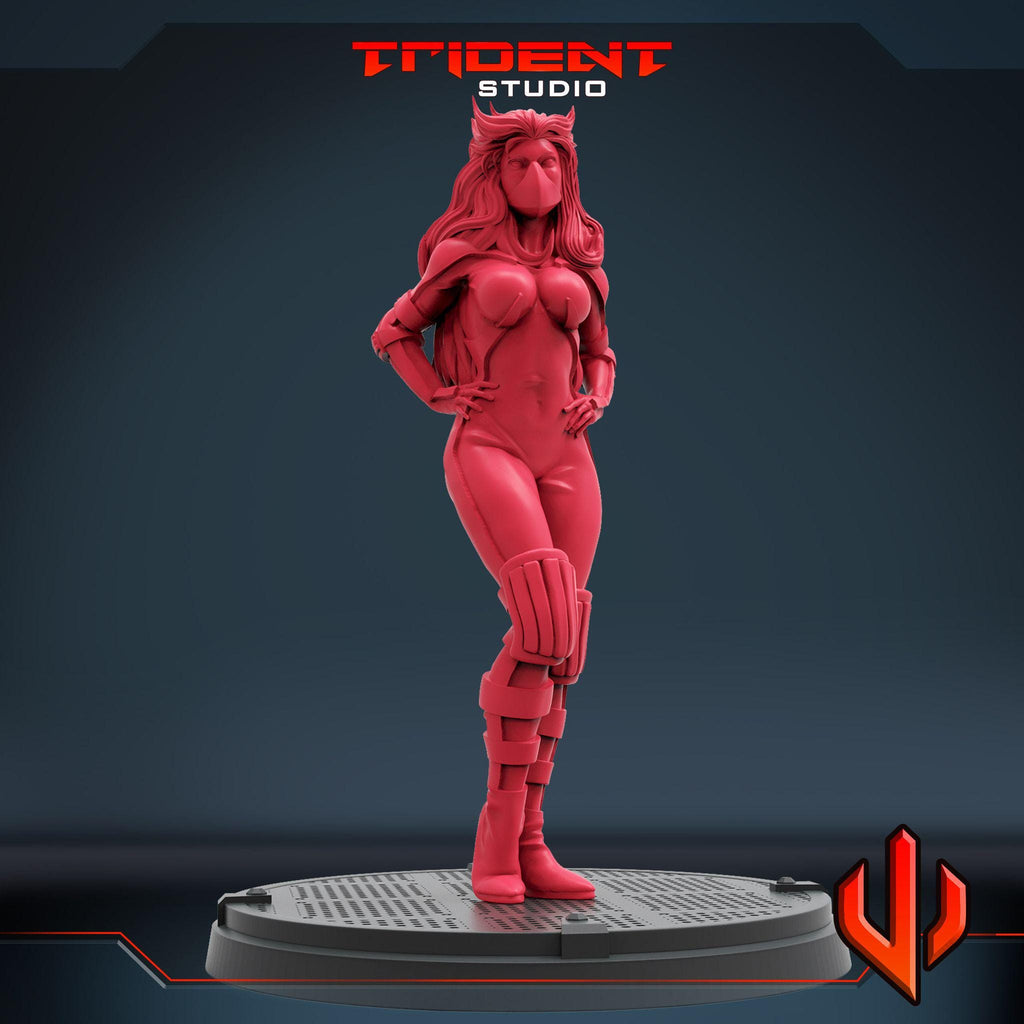 Black Racer (Fan art sculpted by Trident Studio) (Crisis Protocol Proxy/Alternative)