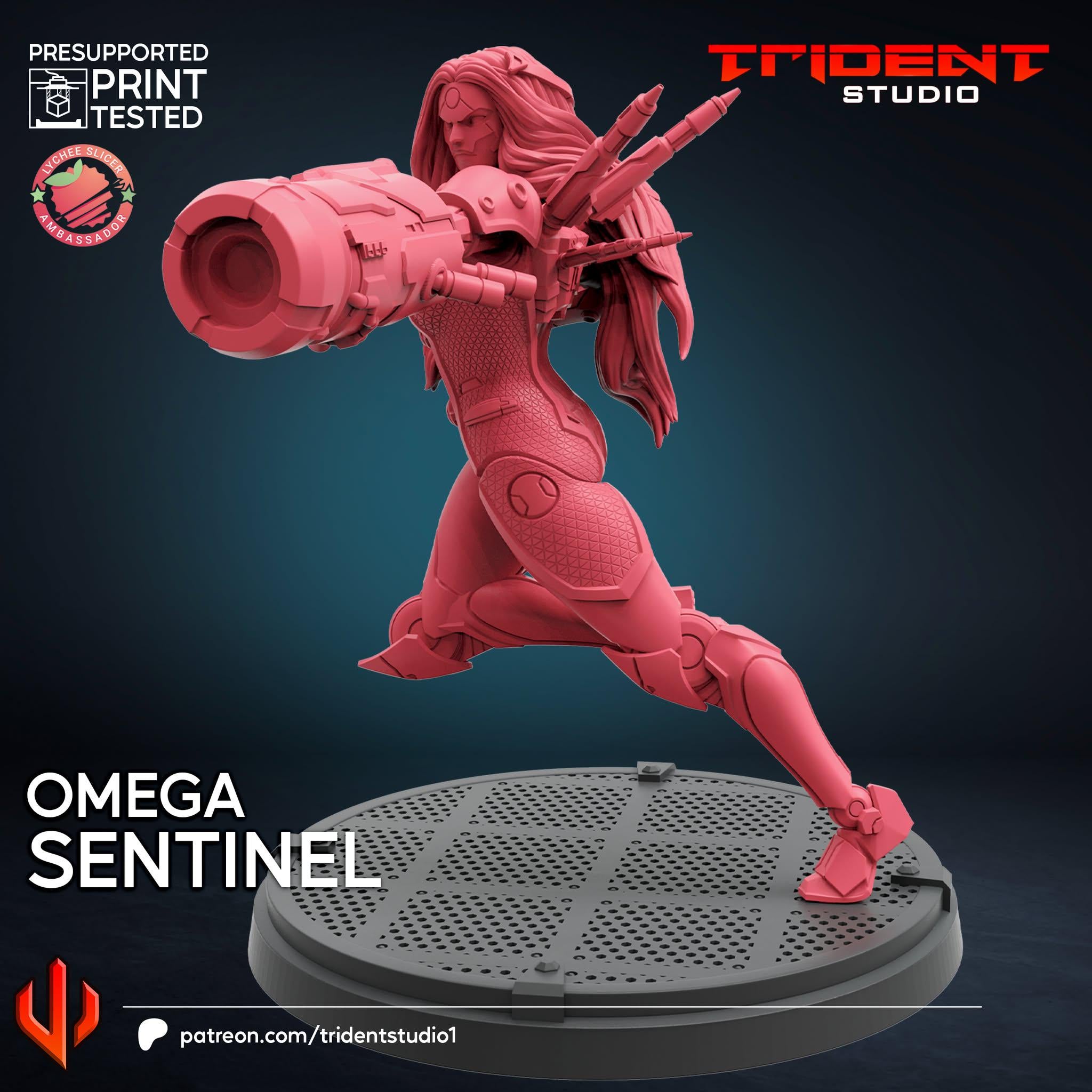 Omega Sentinel (Fan art sculpted by Trident Studio) (Crisis Protocol Proxy/Alternative)