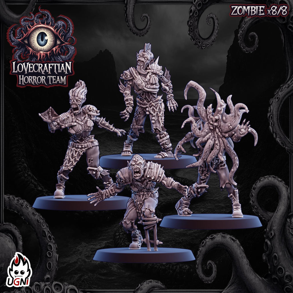 Lovecraftian Horror Team - Fantasy Football Team - UGNI Miniatures