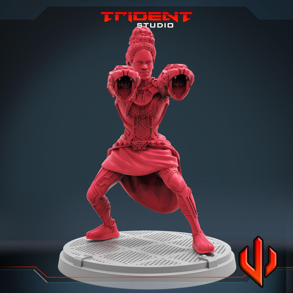 Shuri (Fan art sculpted by Trident Studio) (Crisis Protocol Proxy/Alternative)
