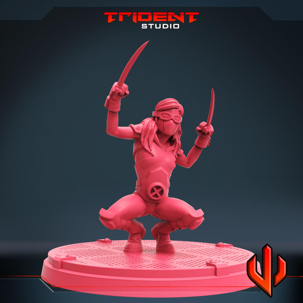 Honey Badger B (Fan art sculpted by Trident Studio) (Crisis Protocol Proxy/Alternative)