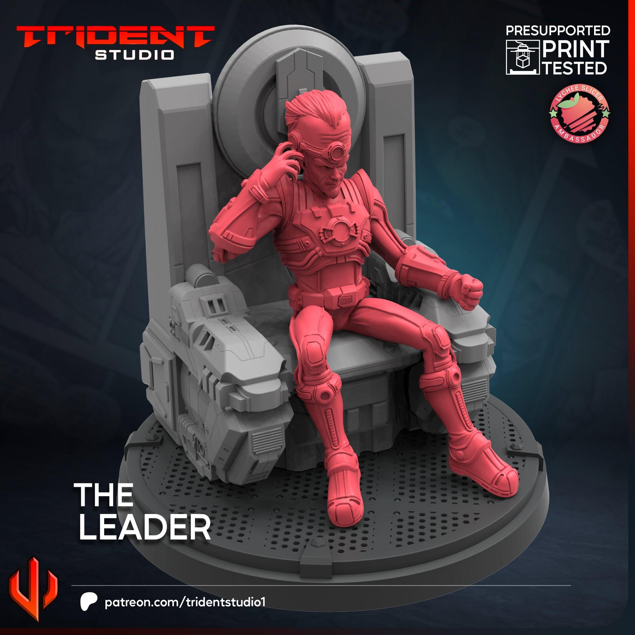 The Leader (Fan art sculpted by Trident Studio) (Crisis Protocol Proxy/Alternative)