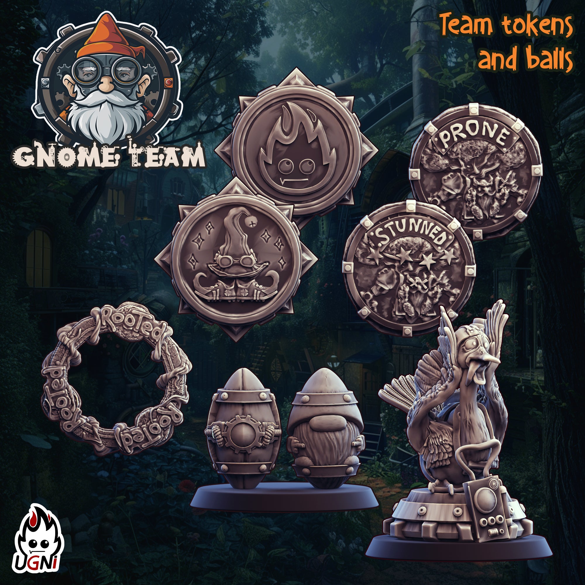 Gnome Team - Steampunk Style