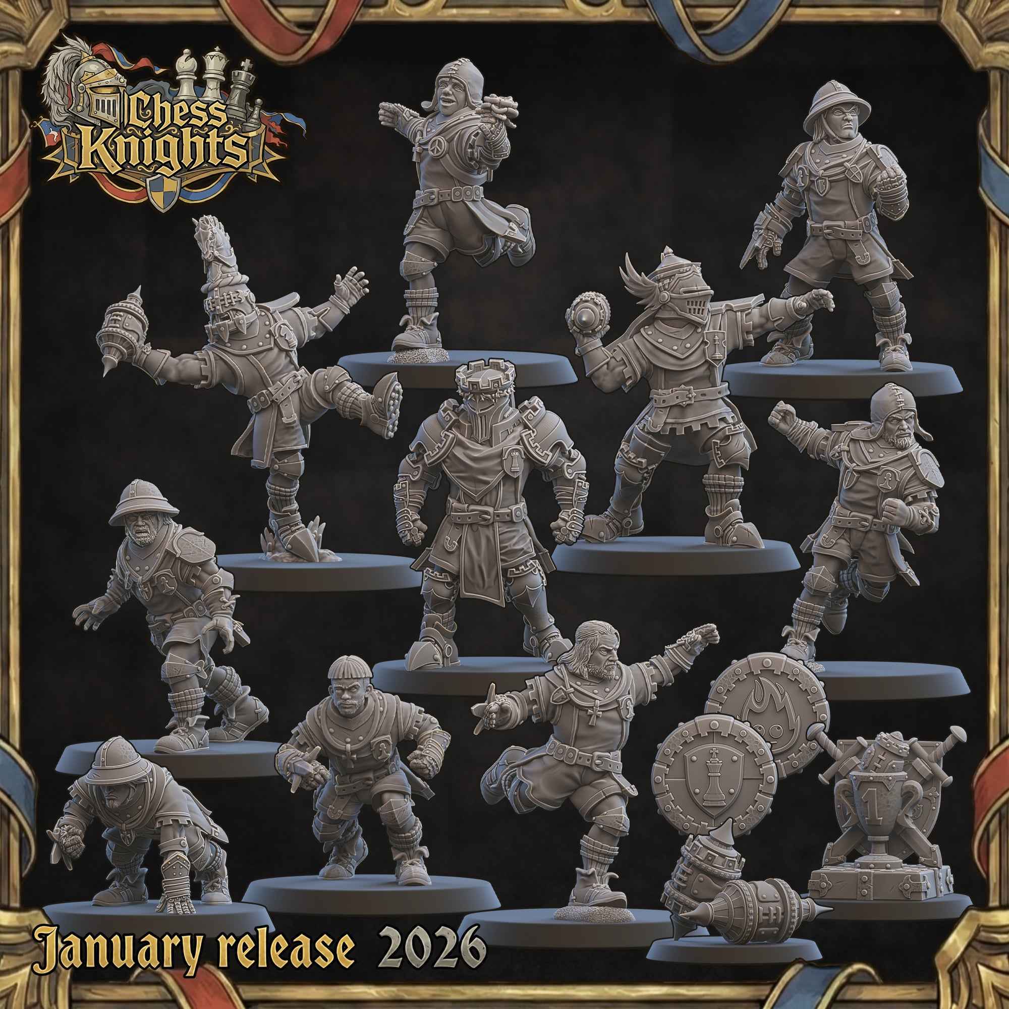 Chess Knights (Chivalric Humans). Part 1