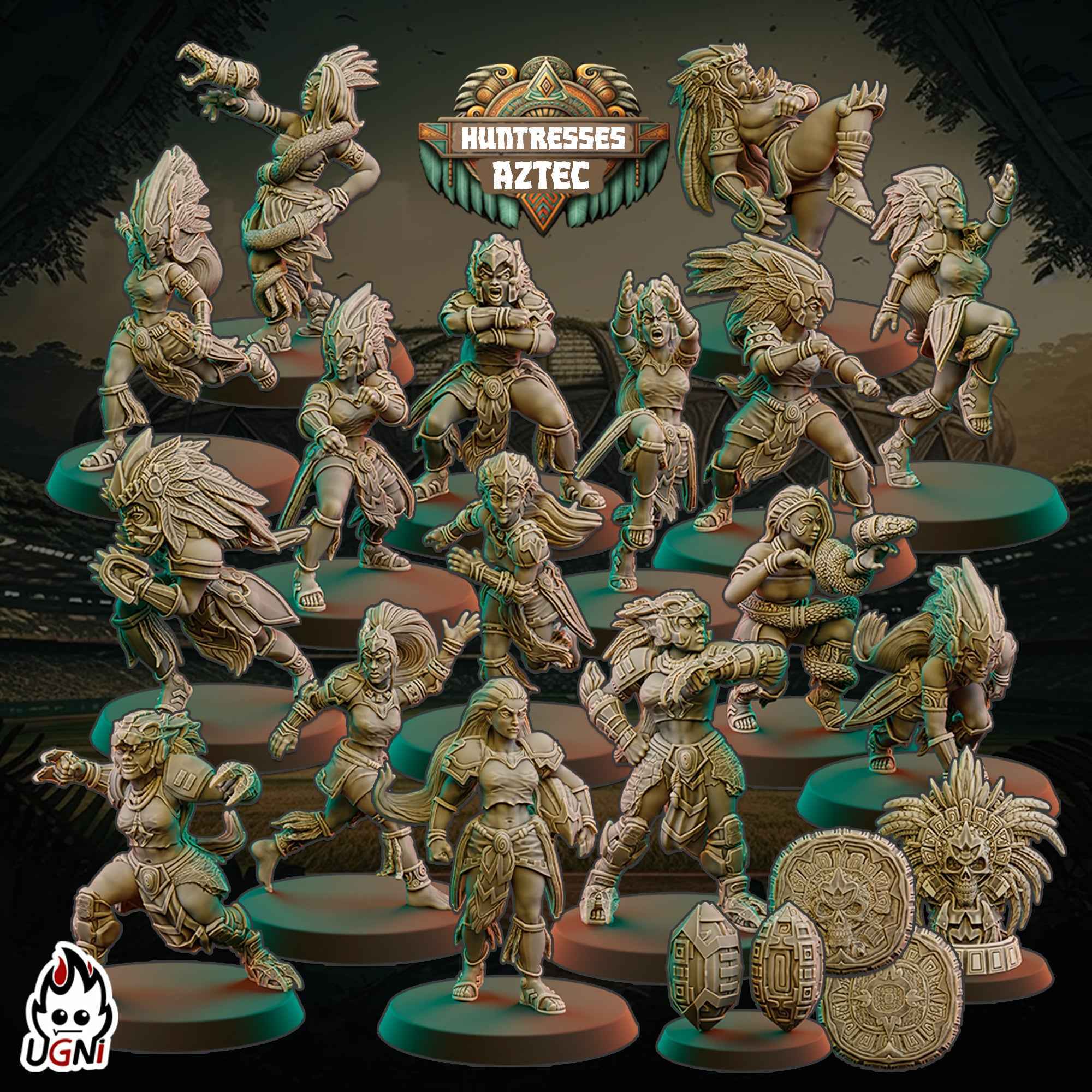 Aztec Amazon Huntresses