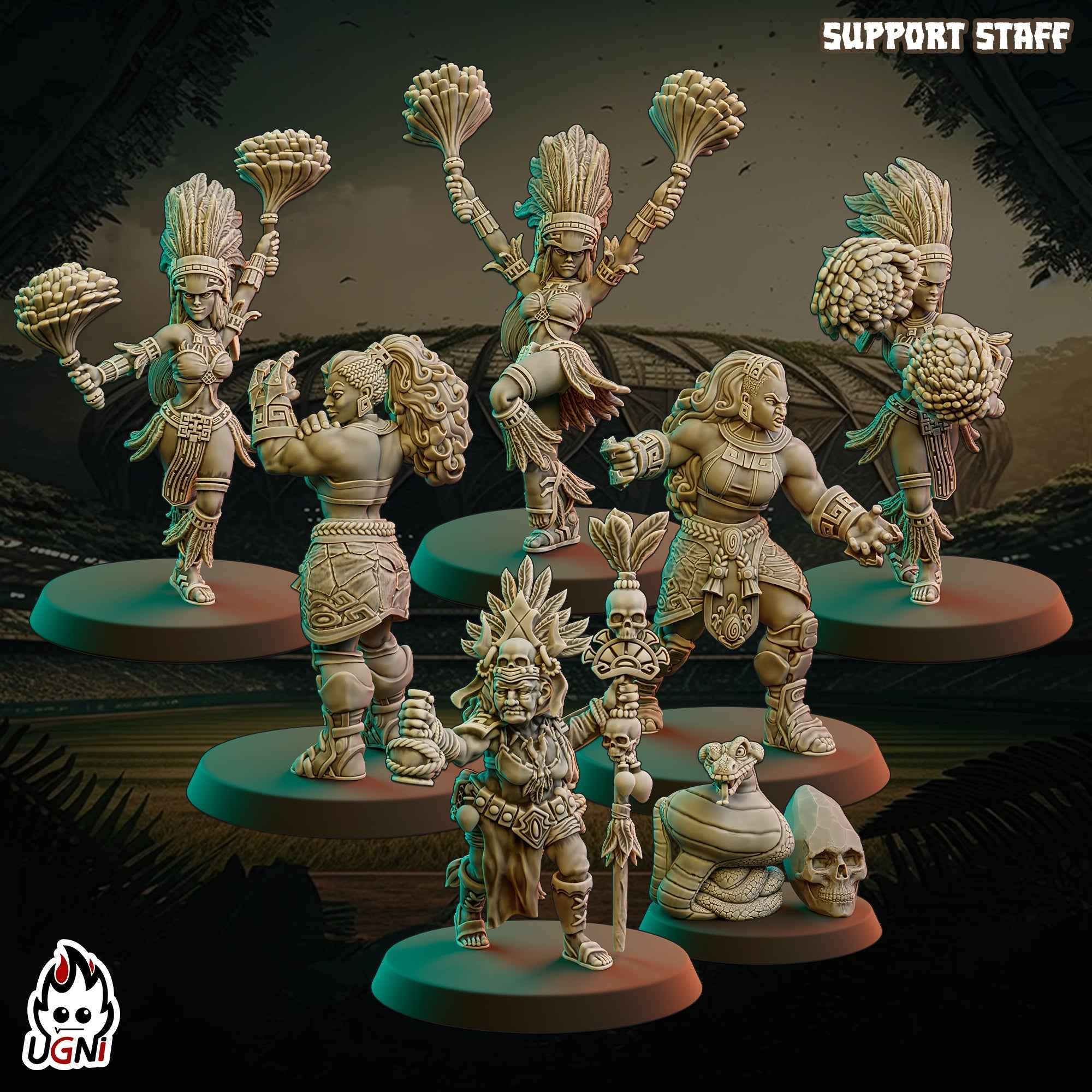 Aztec Amazon Huntresses Expanded - Fantasy Football Team