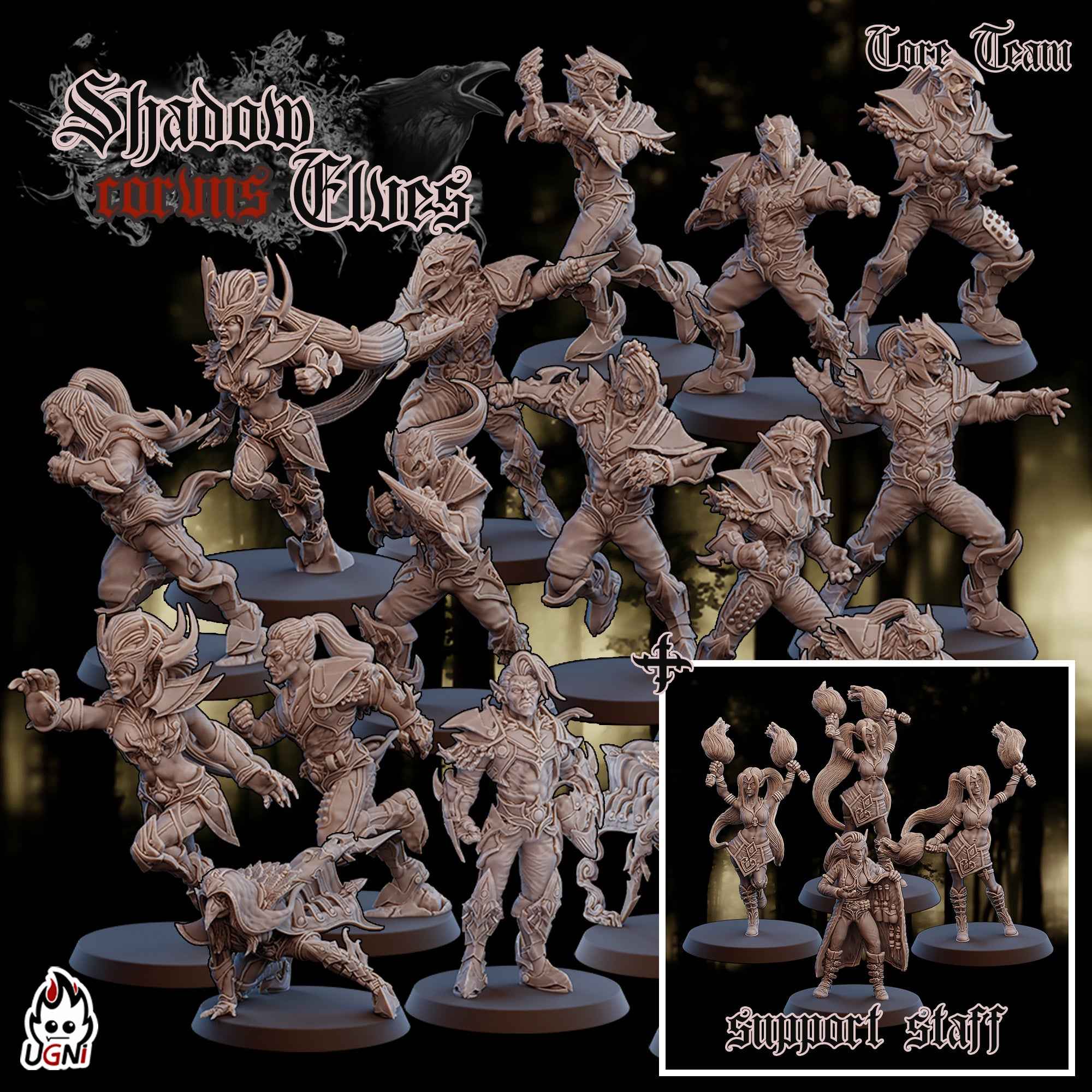 Corvus Elfs - Shadow Elves Expanded