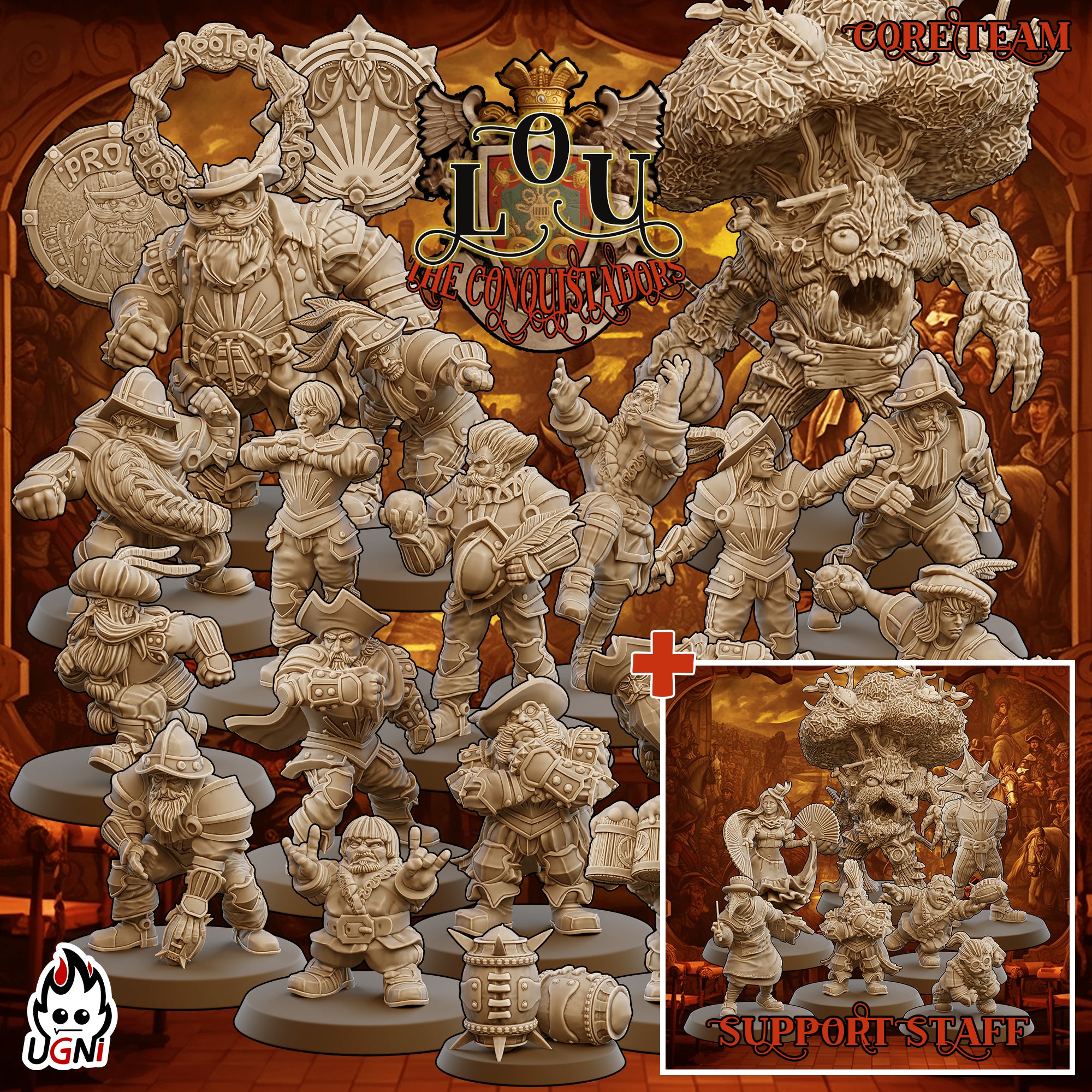 Heirs to the Human Union (Conquistador Style) Expanded - Humans