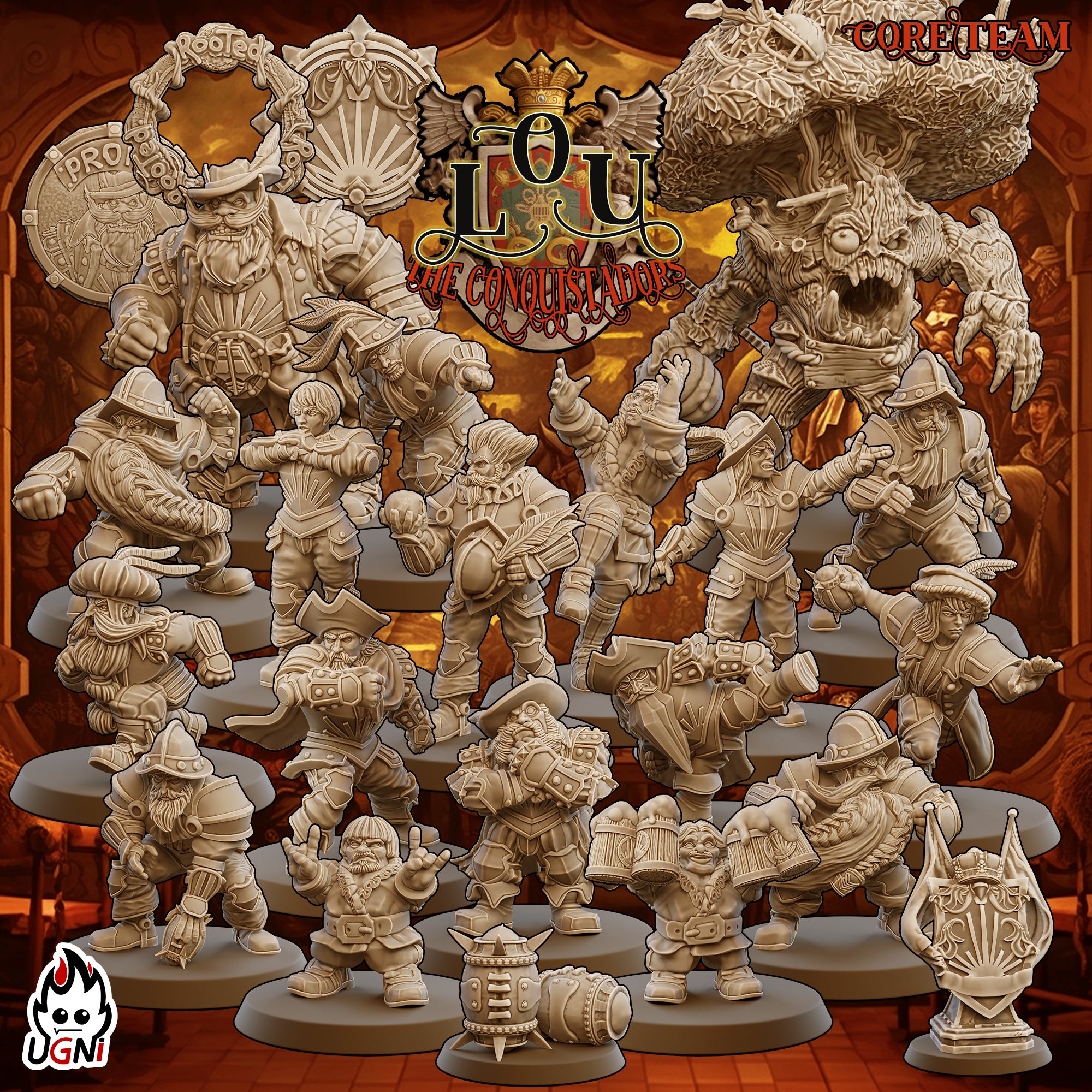 Heirs to the Human Union (Conquistador Style) Expanded - Humans