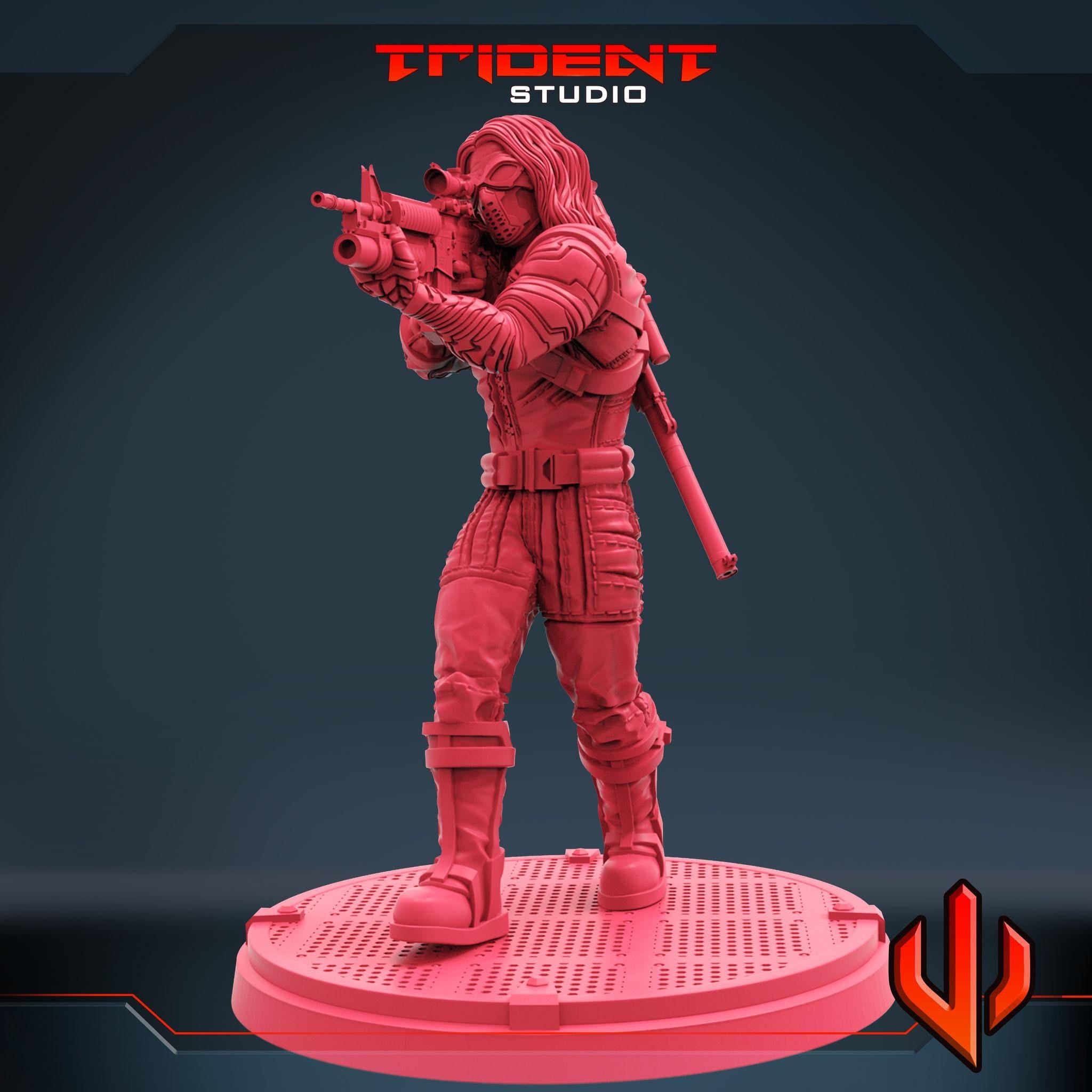 Winter Soldier (Fan art sculpted by Trident Studio) (Crisis Protocol Proxy/Alternative)