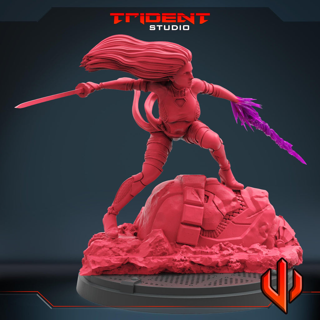 Psylocke (Fan art sculpted by Trident Studio) (Crisis Protocol Proxy/Alternative)