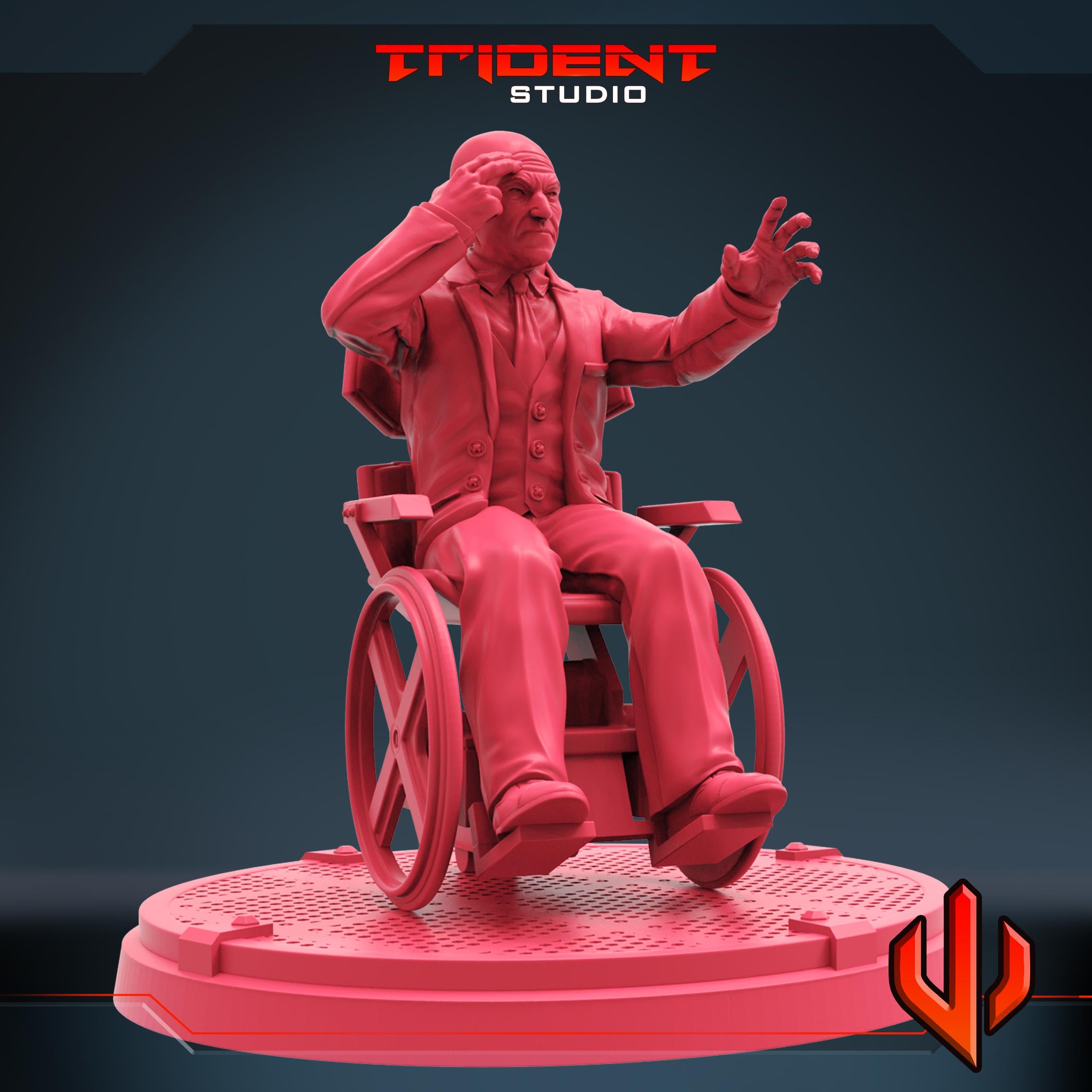 Professor X (Fan art sculpted by Trident Studio) (Crisis Protocol Proxy/Alternative)