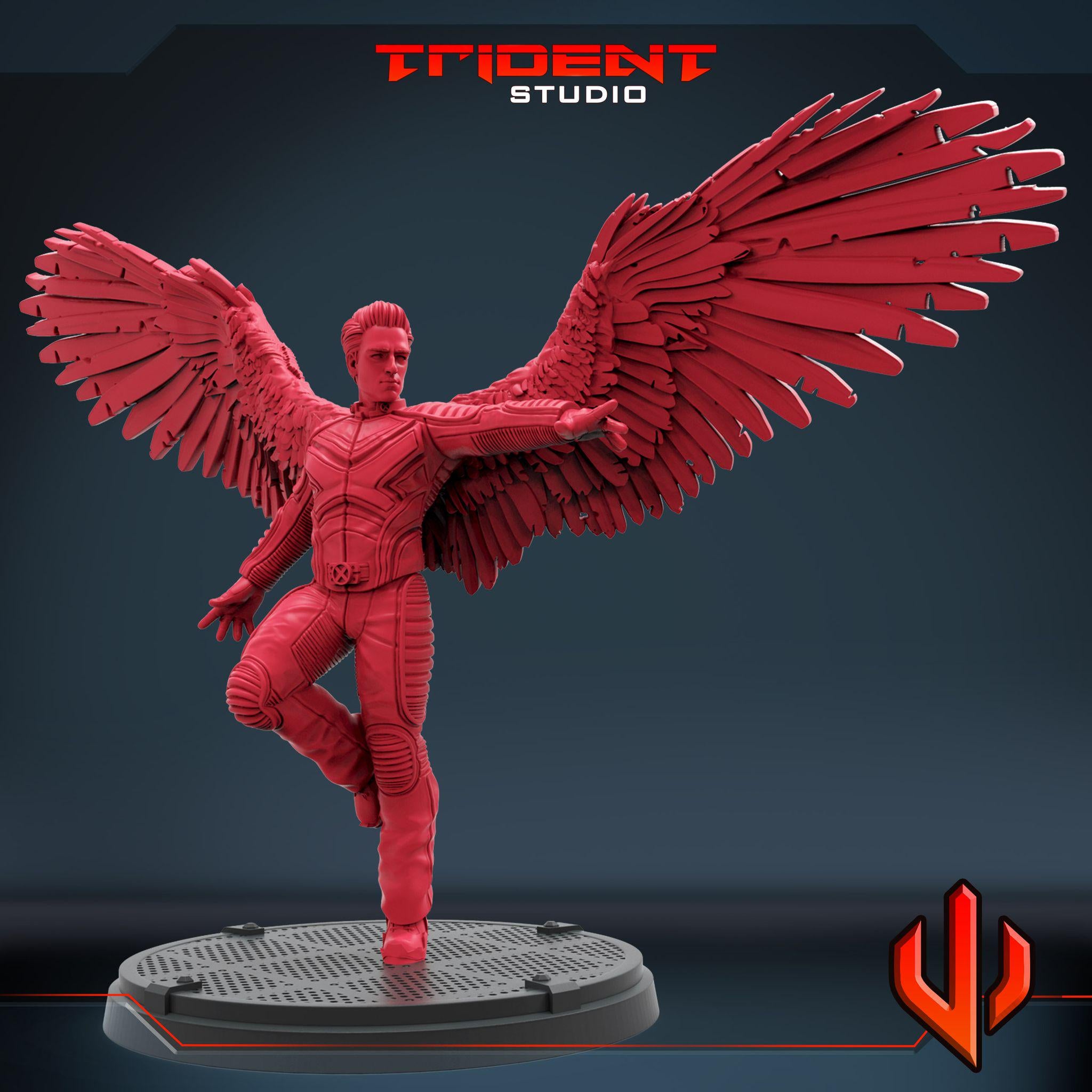 Angel x-men 2000 movie (Fan art sculpted by Trident Studio) (Crisis Protocol Proxy/Alternative)