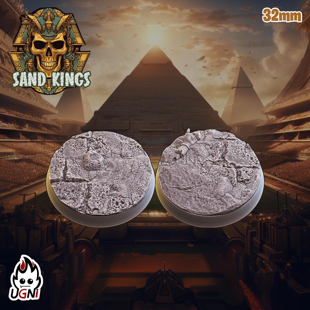 Sand Kings Style Bases - UGNI Sand Kings Team - Fantasy Football - UGNI Miniatures